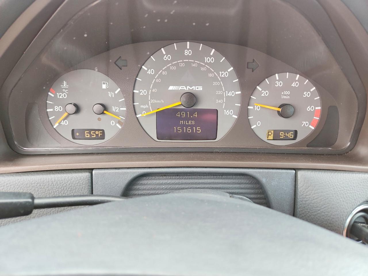 2000 Mercedes-benz E 55 Amg Blue vin: WDBJF74J9YB056063