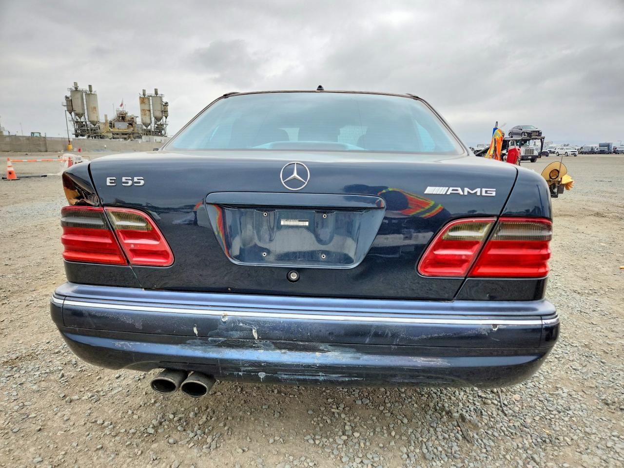 2000 Mercedes-benz E 55 Amg Blue vin: WDBJF74J9YB056063