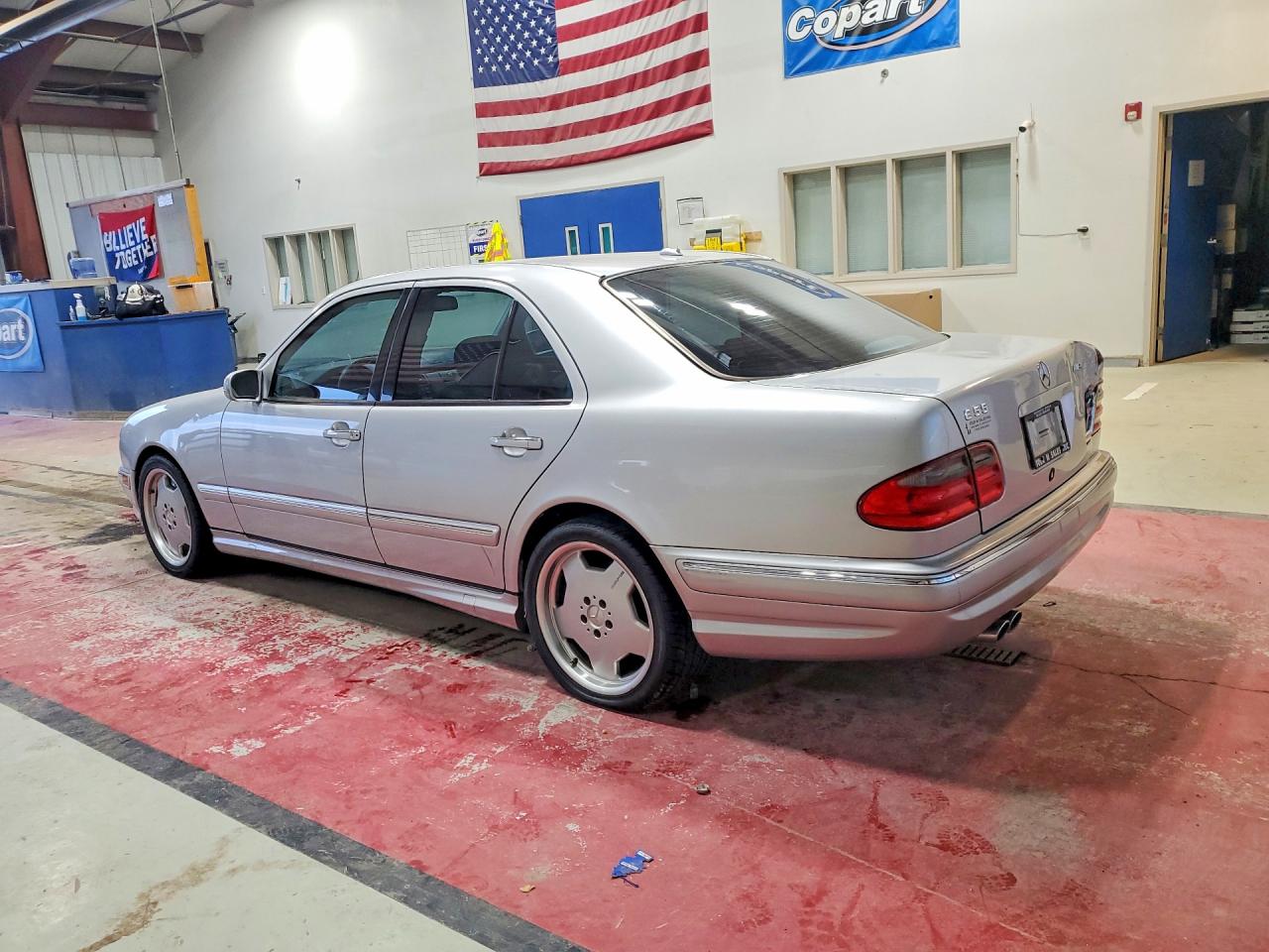 2001 Mercedes-benz E 55 Amg Silver vin: WDBJF74JX1B282408