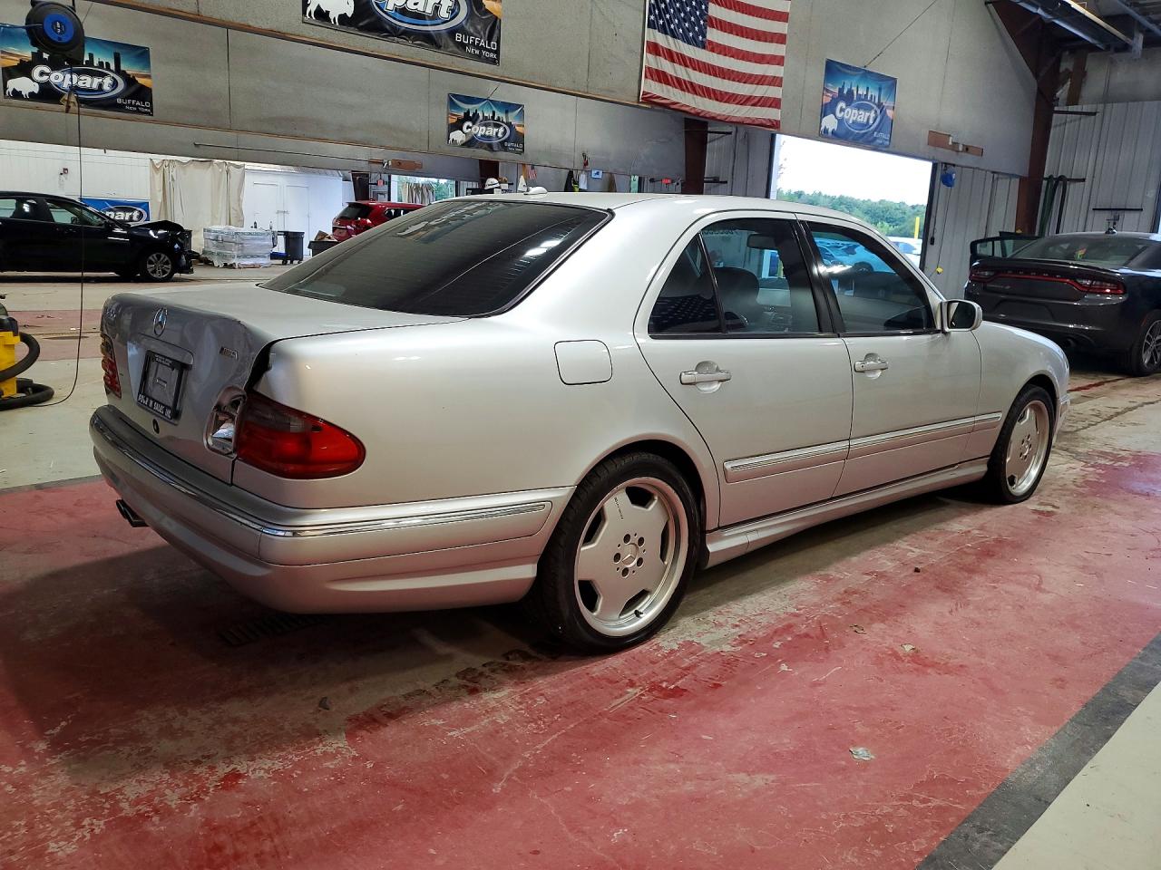 2001 Mercedes-benz E 55 Amg Silver vin: WDBJF74JX1B282408