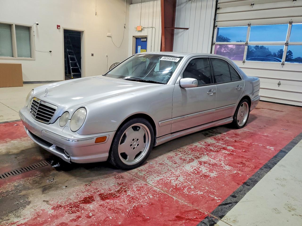 2001 Mercedes-benz E 55 Amg Silver vin: WDBJF74JX1B282408