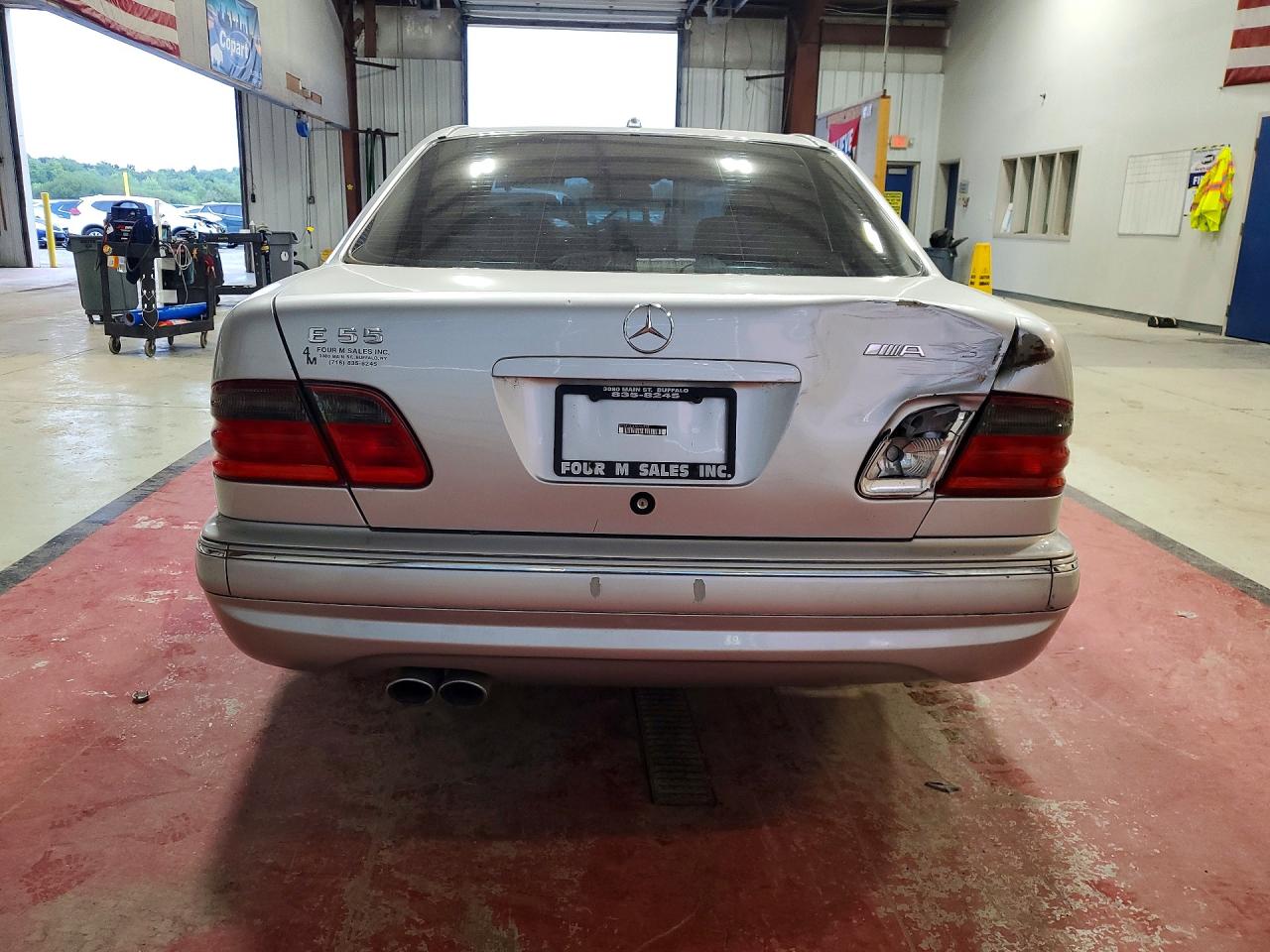 2001 Mercedes-benz E 55 Amg Silver vin: WDBJF74JX1B282408