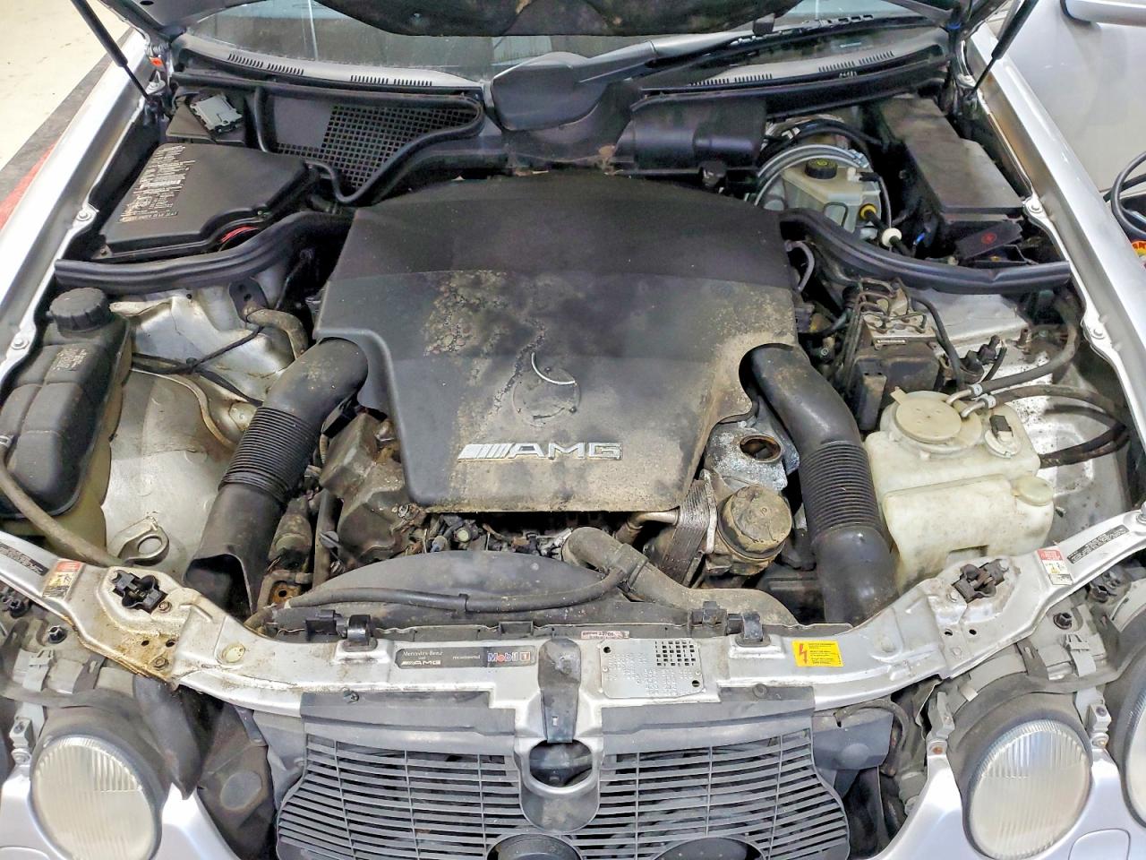 2001 Mercedes-benz E 55 Amg Silver vin: WDBJF74JX1B282408