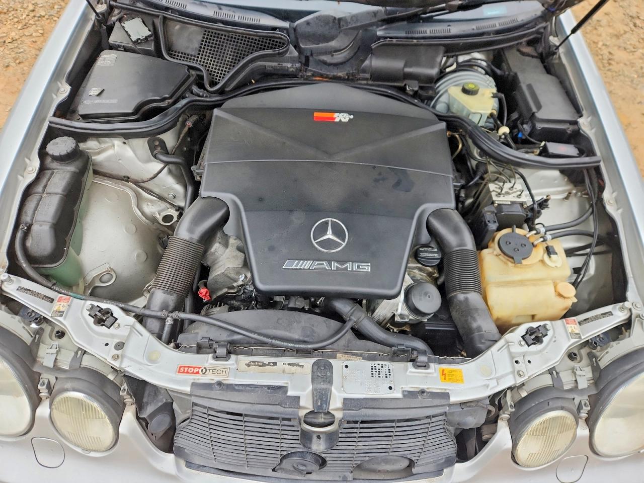 2002 Mercedes-benz E 55 Amg Silver vin: WDBJF74JX2B447276
