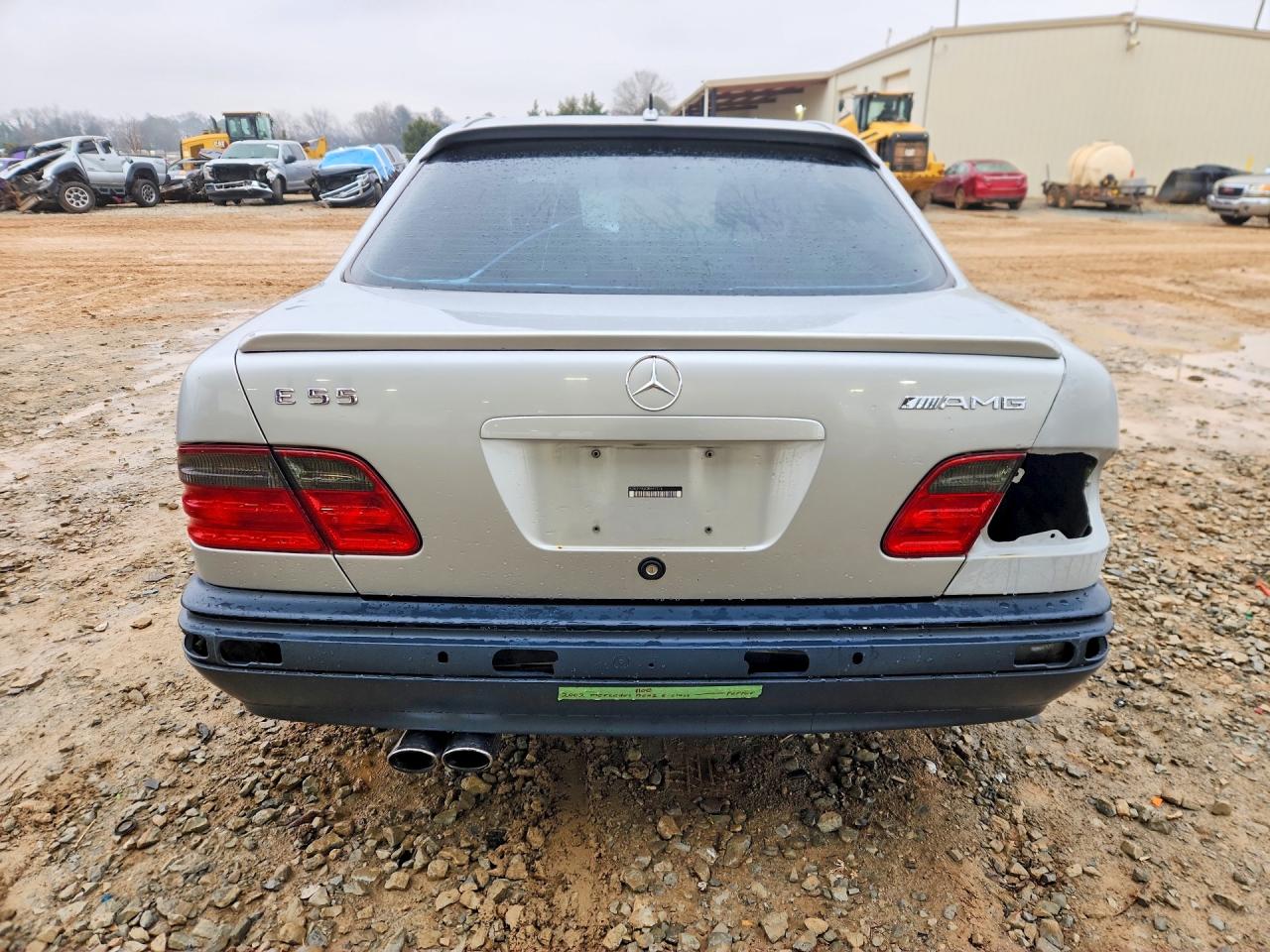 2002 Mercedes-benz E 55 Amg Silver vin: WDBJF74JX2B447276