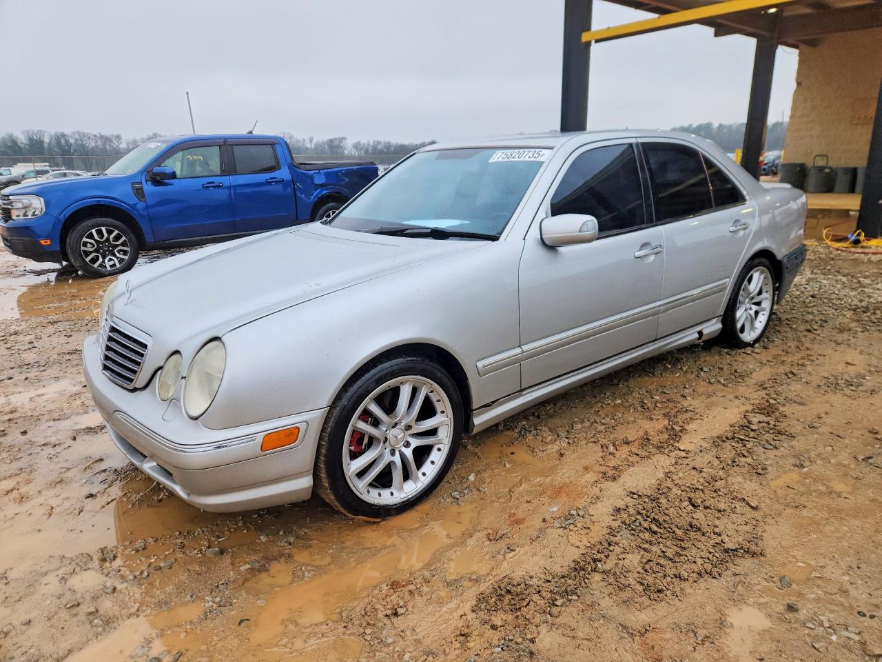 2002 Mercedes-benz E 55 Amg Silver vin: WDBJF74JX2B447276