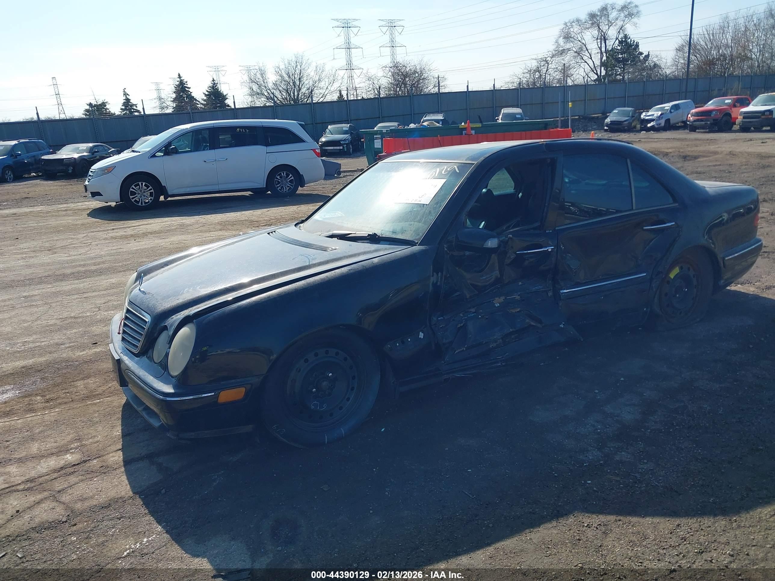 2000 Mercedes-benz E 55 Amg   Dark Blue vin: WDBJF74JXYA975382