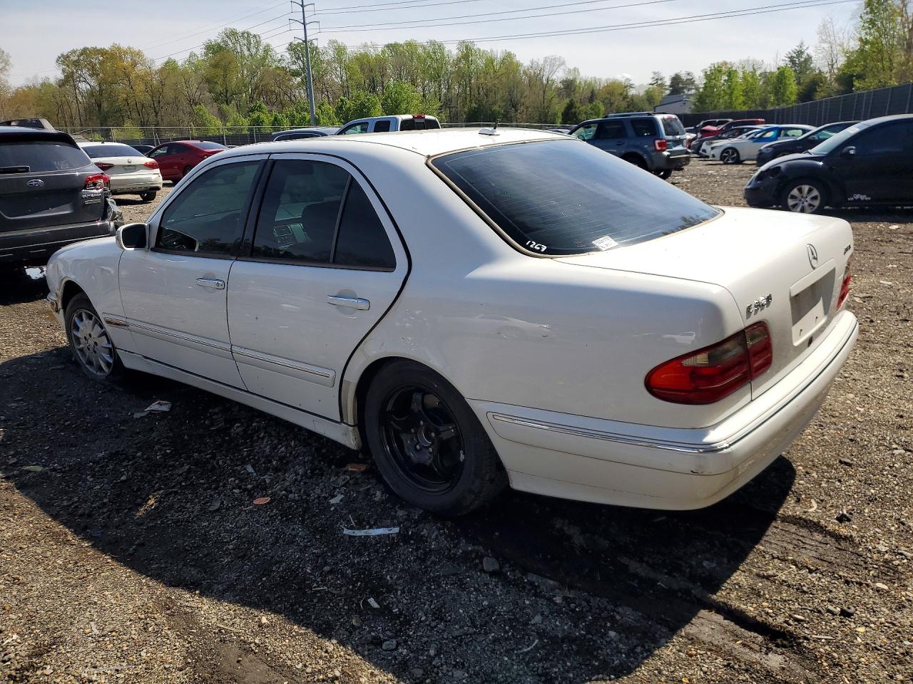 2000 Mercedes-benz E 320 4matic White vin: WDBJF82GXYX028742