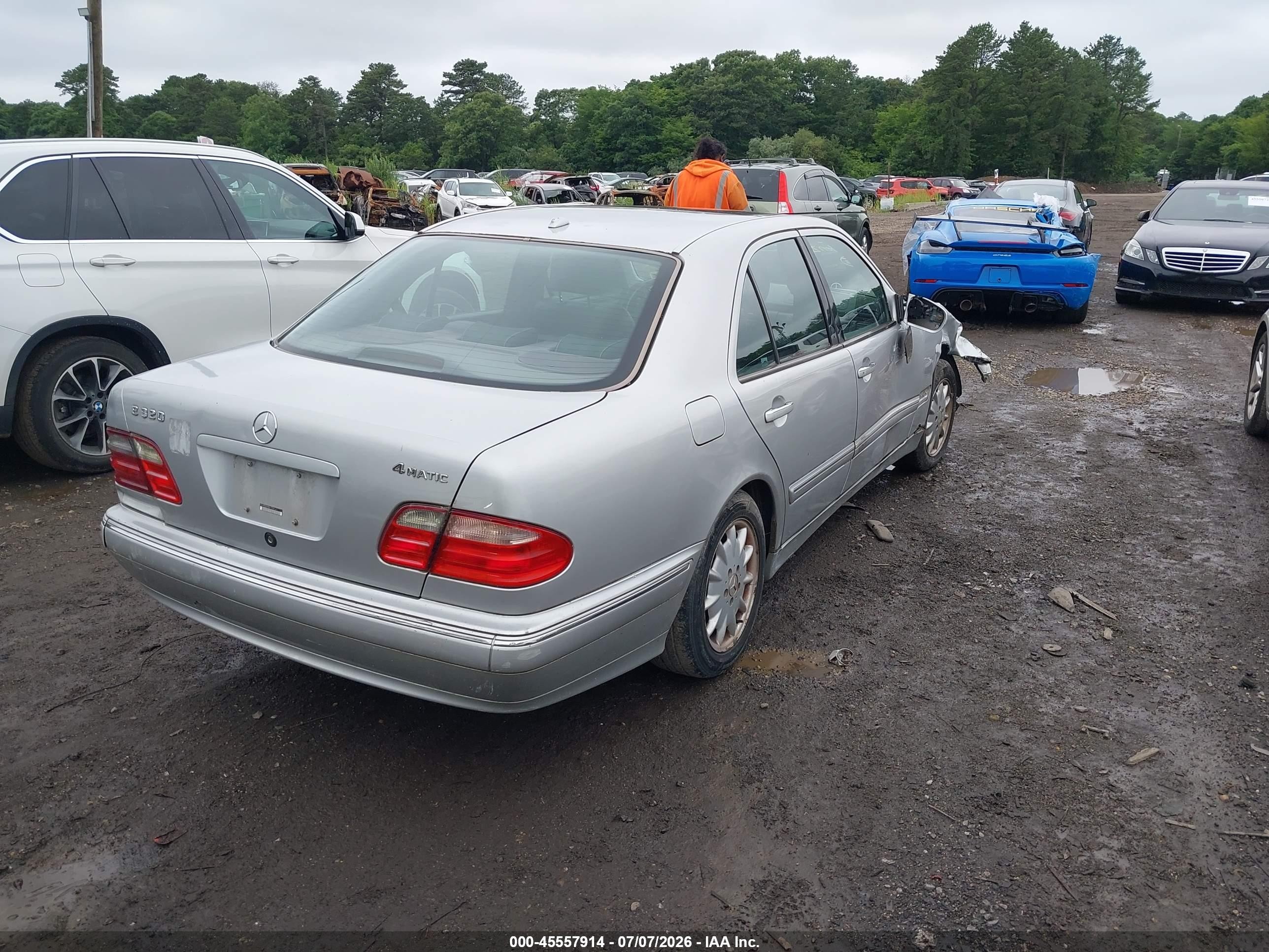 2002 Mercedes-benz E 320 4m/4m Special Edition Silver vin: WDBJF82J02X077709