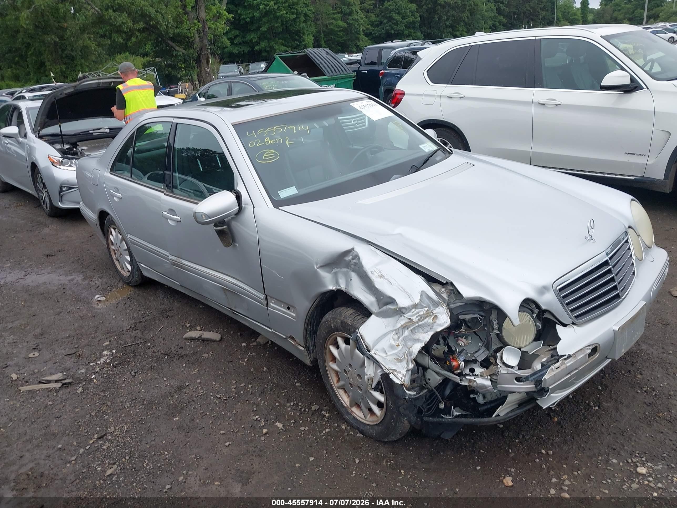 2002 Mercedes-benz E 320 4m/4m Special Edition Silver vin: WDBJF82J02X077709