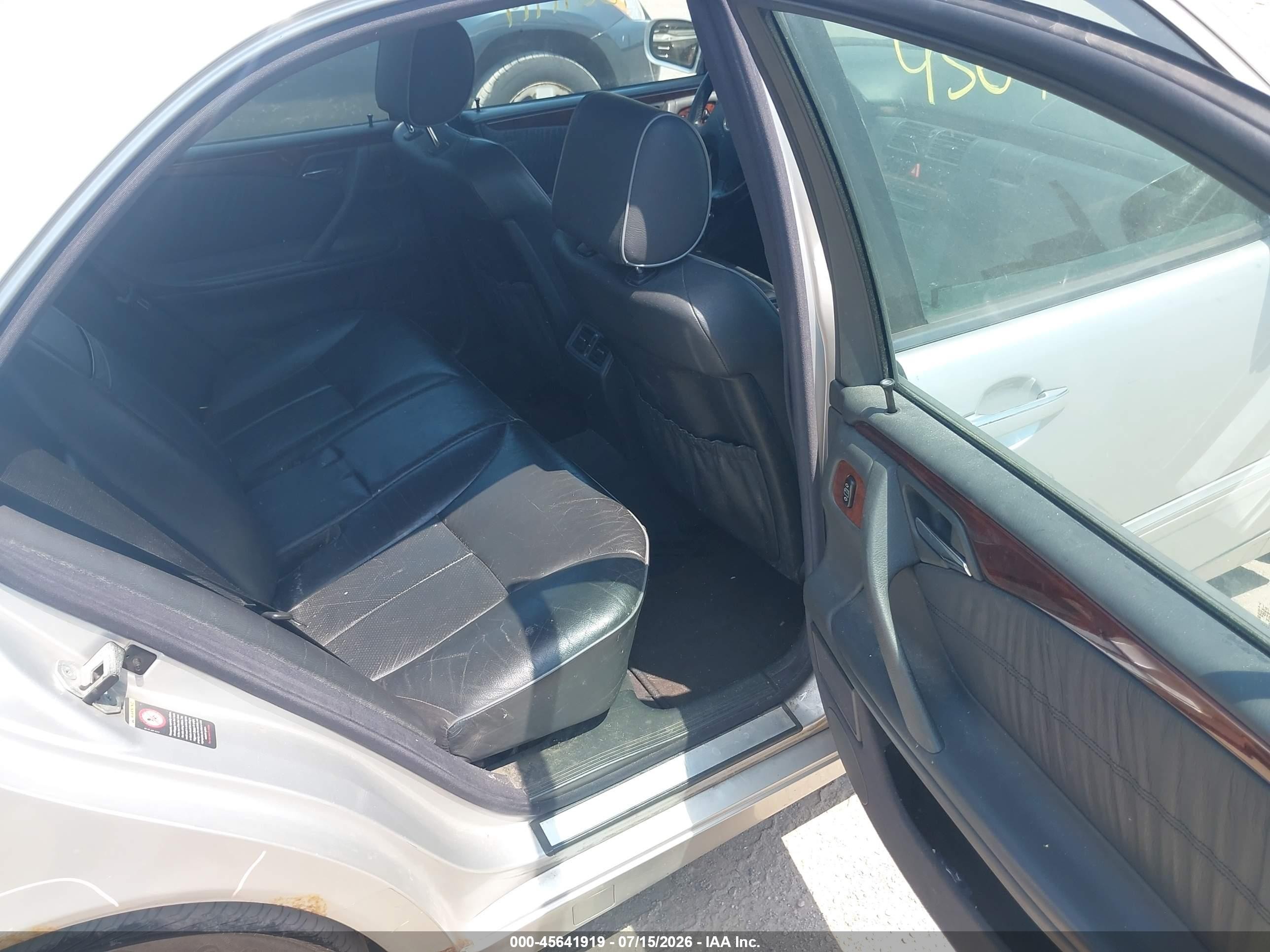 2000 Mercedes-benz E 320 4m Silver vin: WDBJF82J4YX032460
