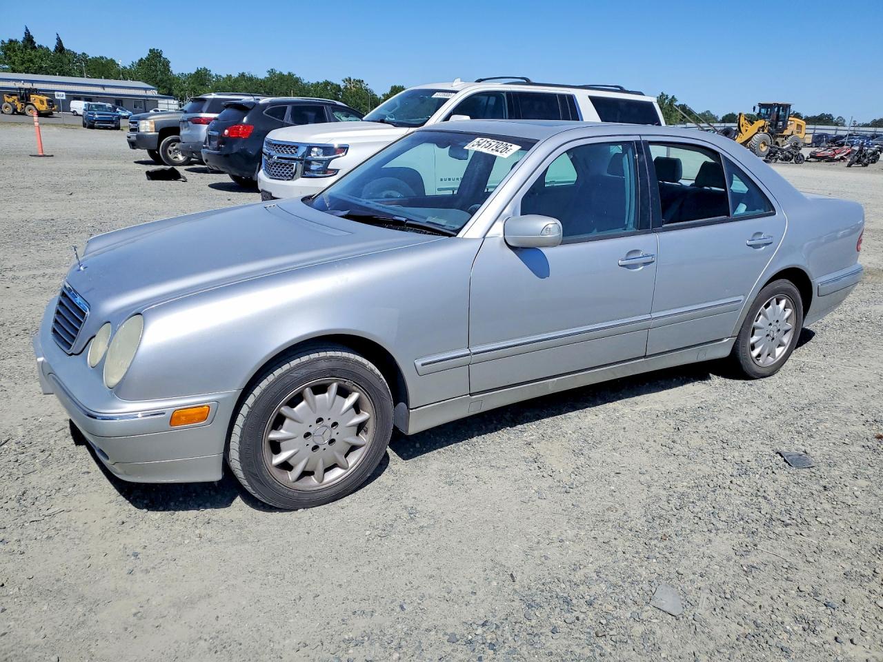 2002 Mercedes-benz E 320 4matic Silver vin: WDBJF82J82X072838