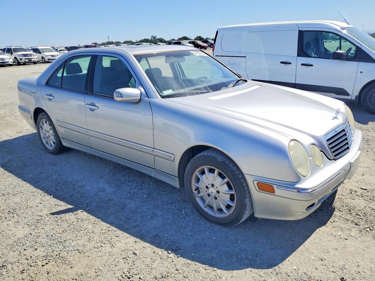 2002 Mercedes-benz E 320 4matic Silver vin: WDBJF82J82X072838