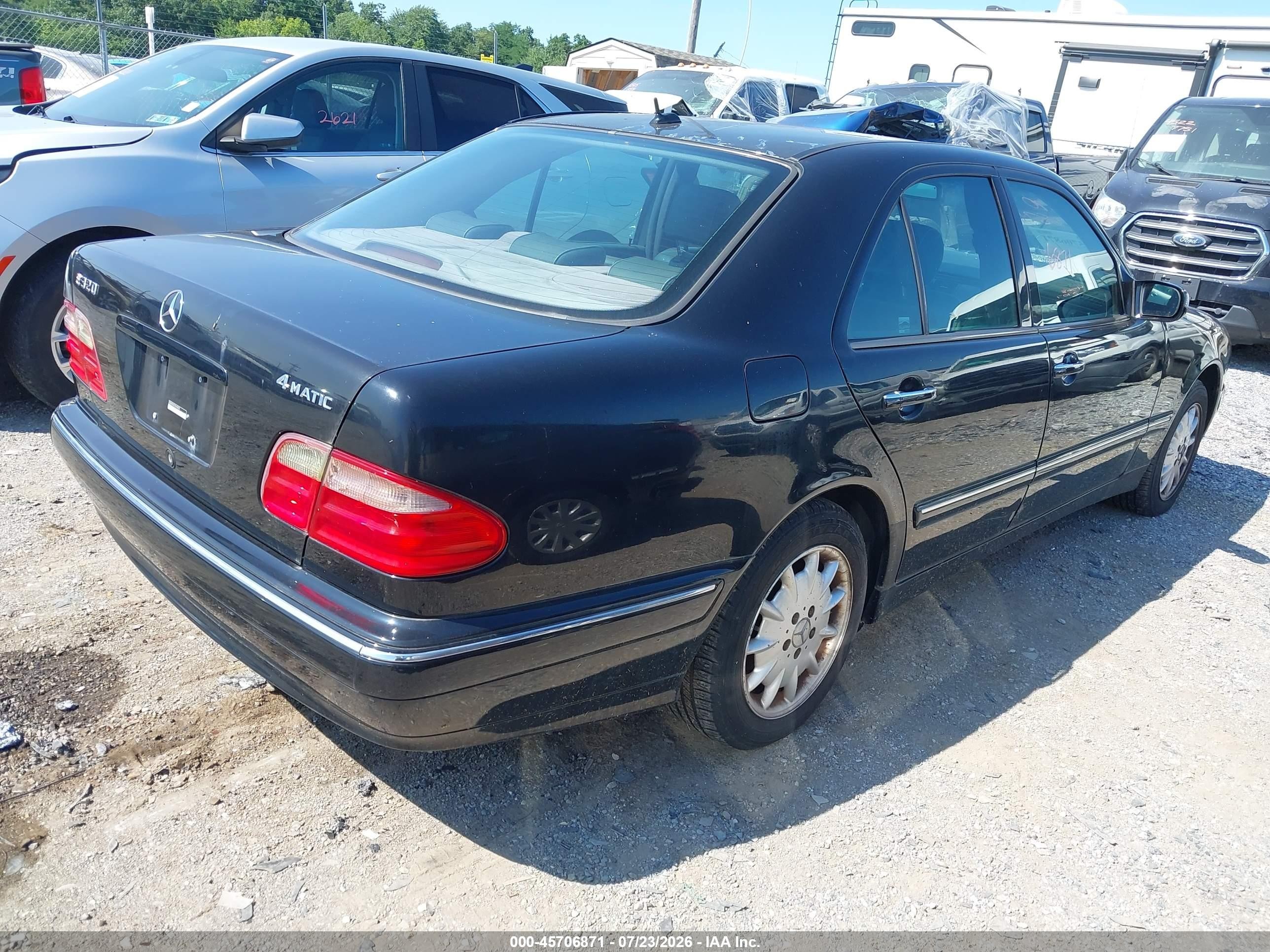 2002 Mercedes-benz E 320 4m/4m Special Edition Black vin: WDBJF82J92X065820