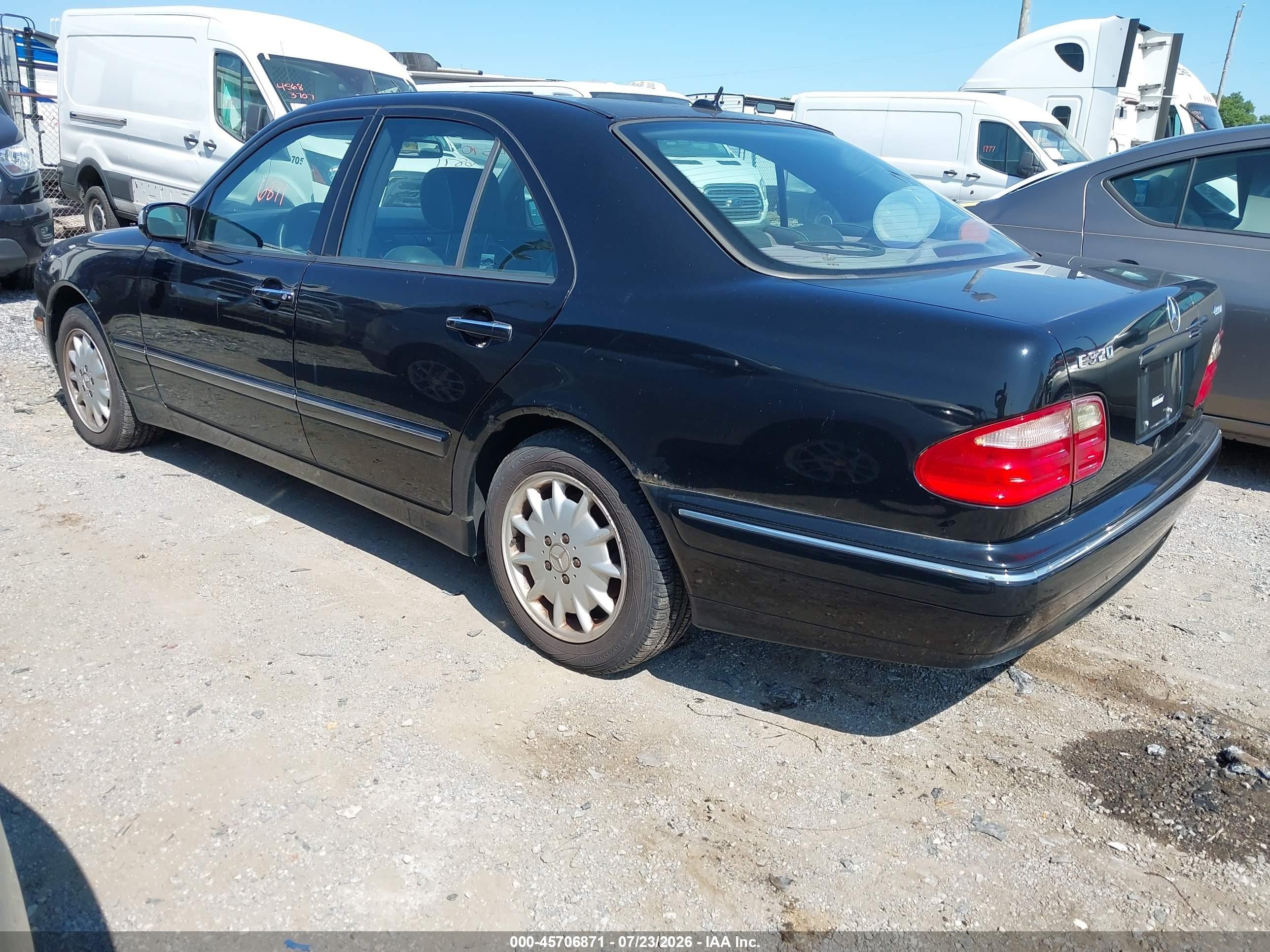 2002 Mercedes-benz E 320 4m/4m Special Edition Black vin: WDBJF82J92X065820