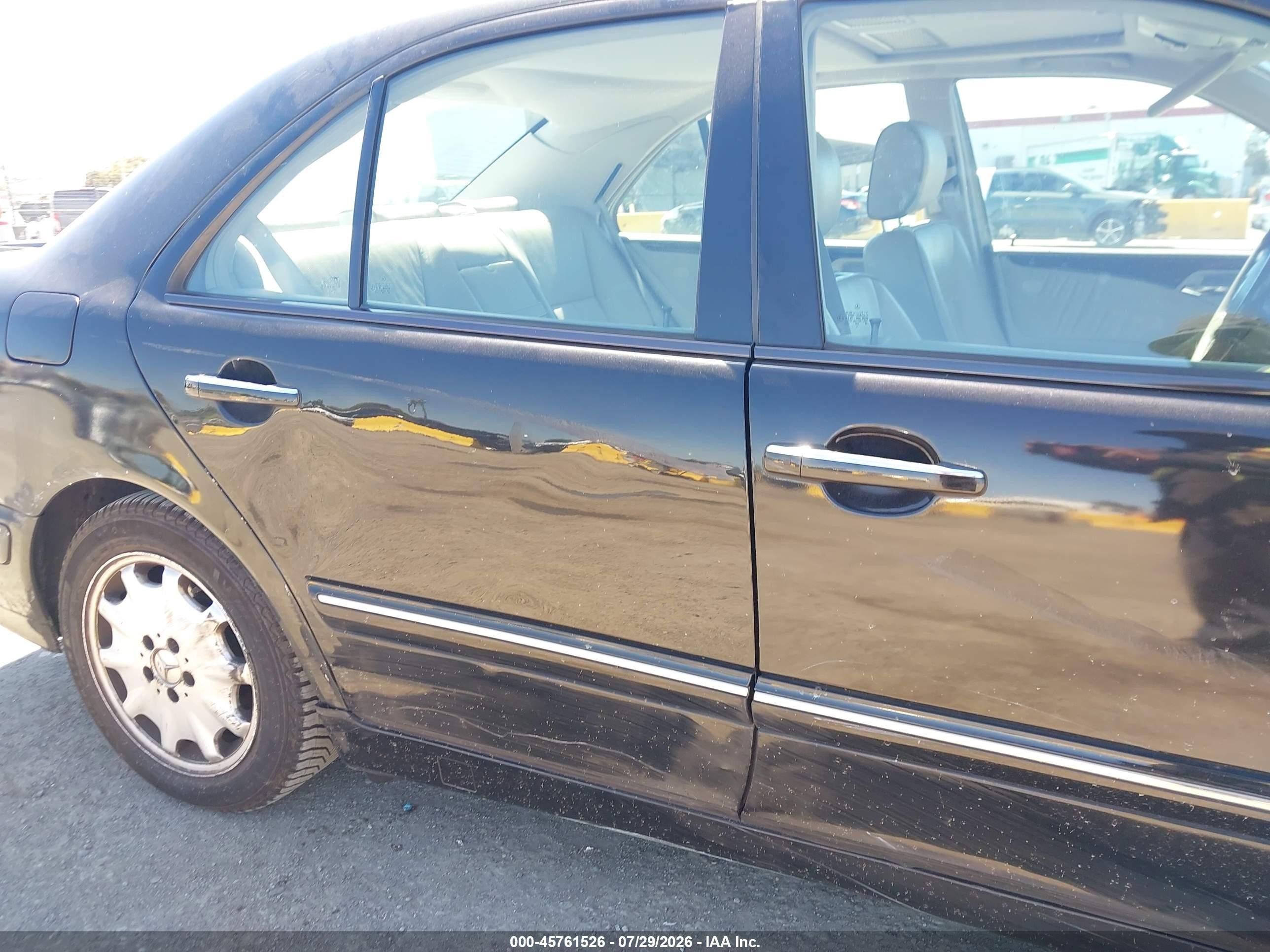 2002 Mercedes-benz E 320 4m/4m Special Edition Black vin: WDBJF82J92X072010