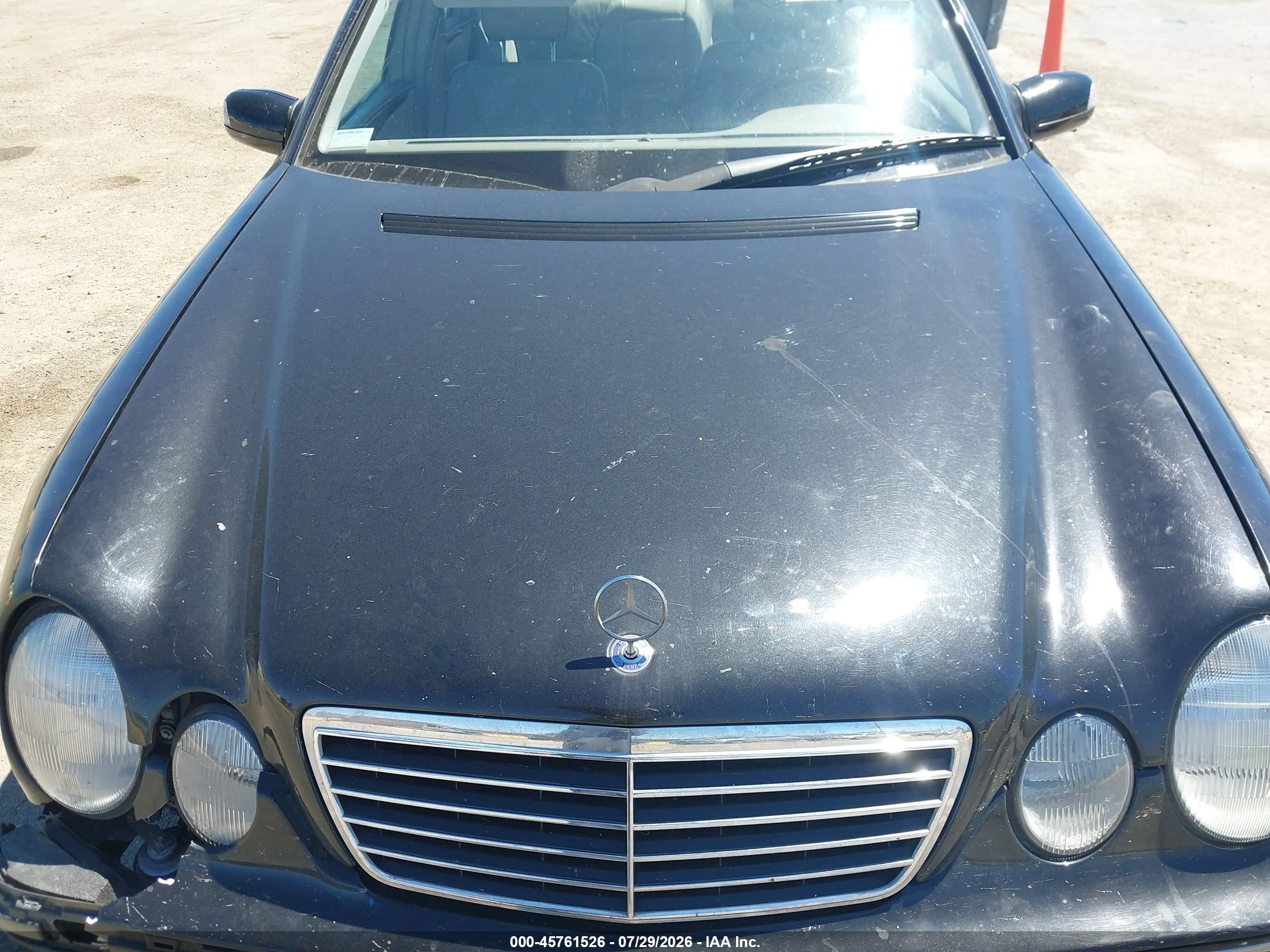 2002 Mercedes-benz E 320 4m/4m Special Edition Black vin: WDBJF82J92X072010