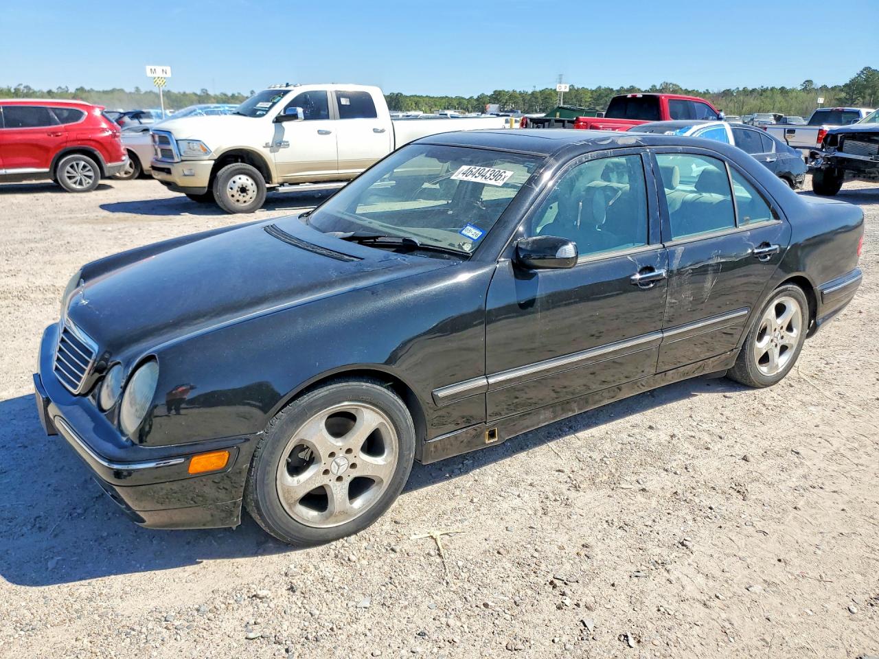 2002 Mercedes-benz E 320 4matic Black vin: WDBJF82J92X072086