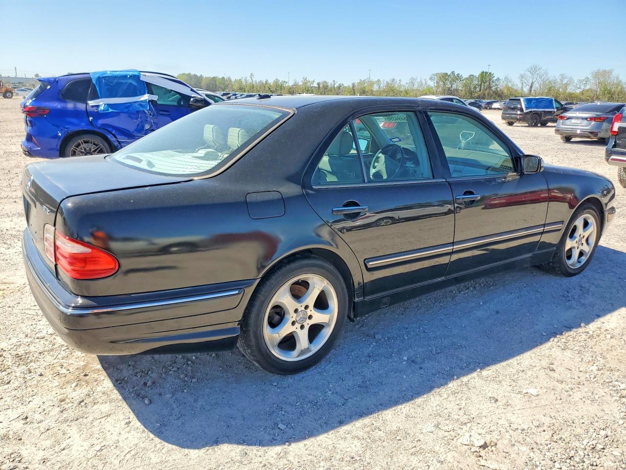 2002 Mercedes-benz E 320 4matic Black vin: WDBJF82J92X072086