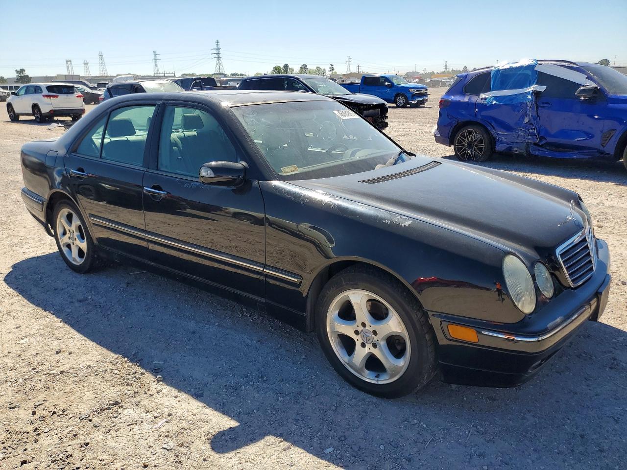 2002 Mercedes-benz E 320 4matic Black vin: WDBJF82J92X072086