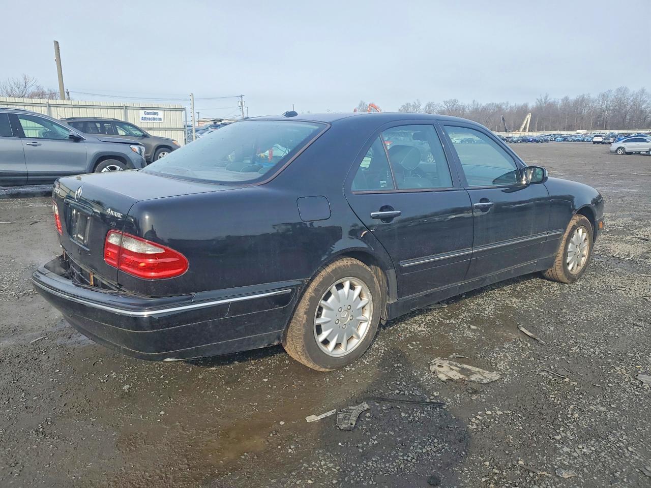 2000 Mercedes-benz E 320 4matic Black vin: WDBJF82JXYX038375