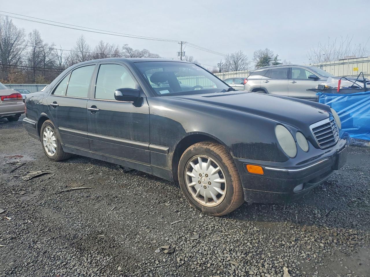 2000 Mercedes-benz E 320 4matic Black vin: WDBJF82JXYX038375