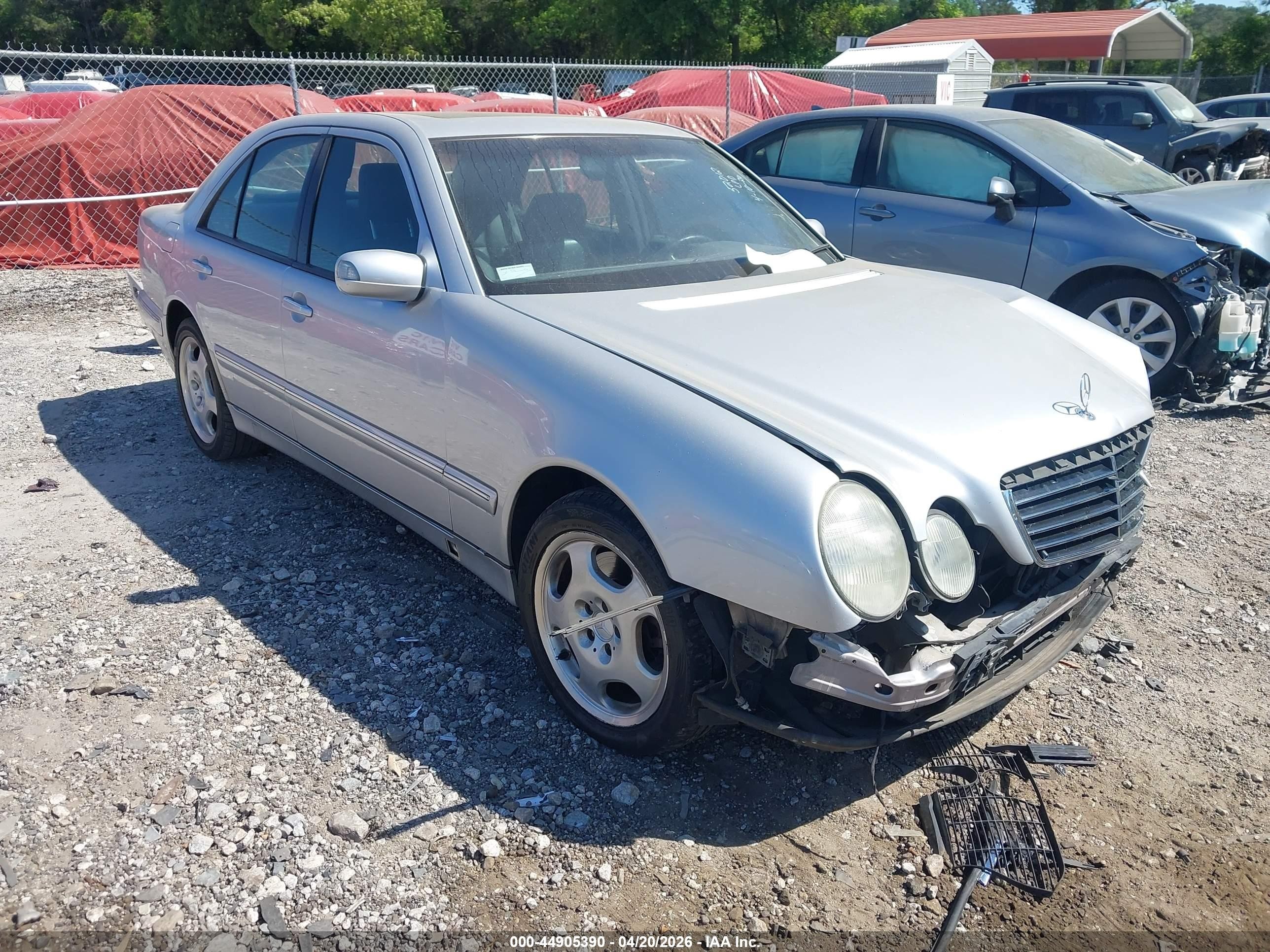 2001 Mercedes-benz E 430 4m Silver vin: WDBJF83J01X058347
