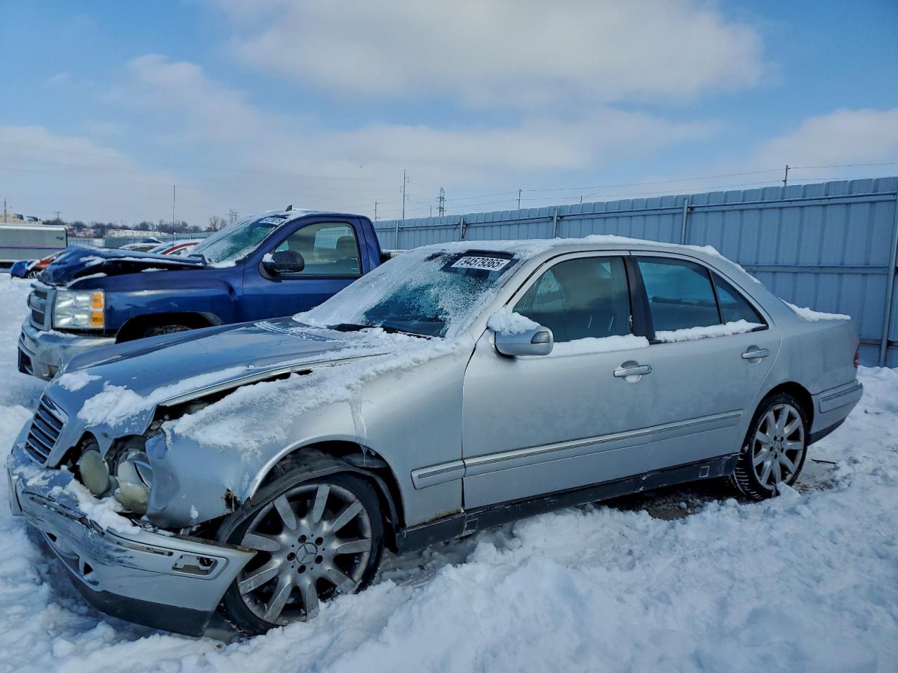 2000 Mercedes-benz E 430 Серебряный vin: WDBJF83J1YX038294