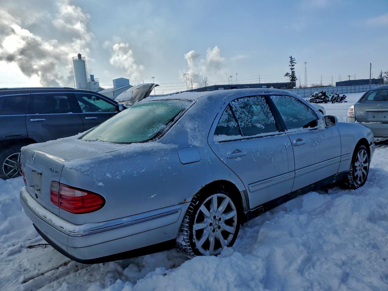 2000 Mercedes-benz E 430 Серебряный vin: WDBJF83J1YX038294