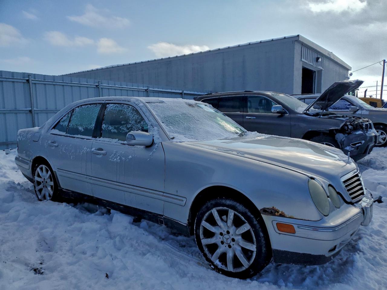 2000 Mercedes-benz E 430 Серебряный vin: WDBJF83J1YX038294
