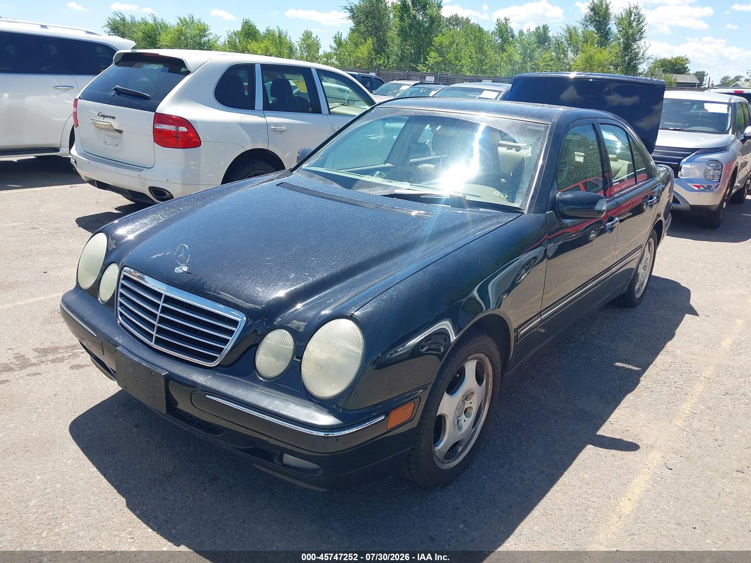 2000 Mercedes-benz E 430 4m Black vin: WDBJF83J3YX041567