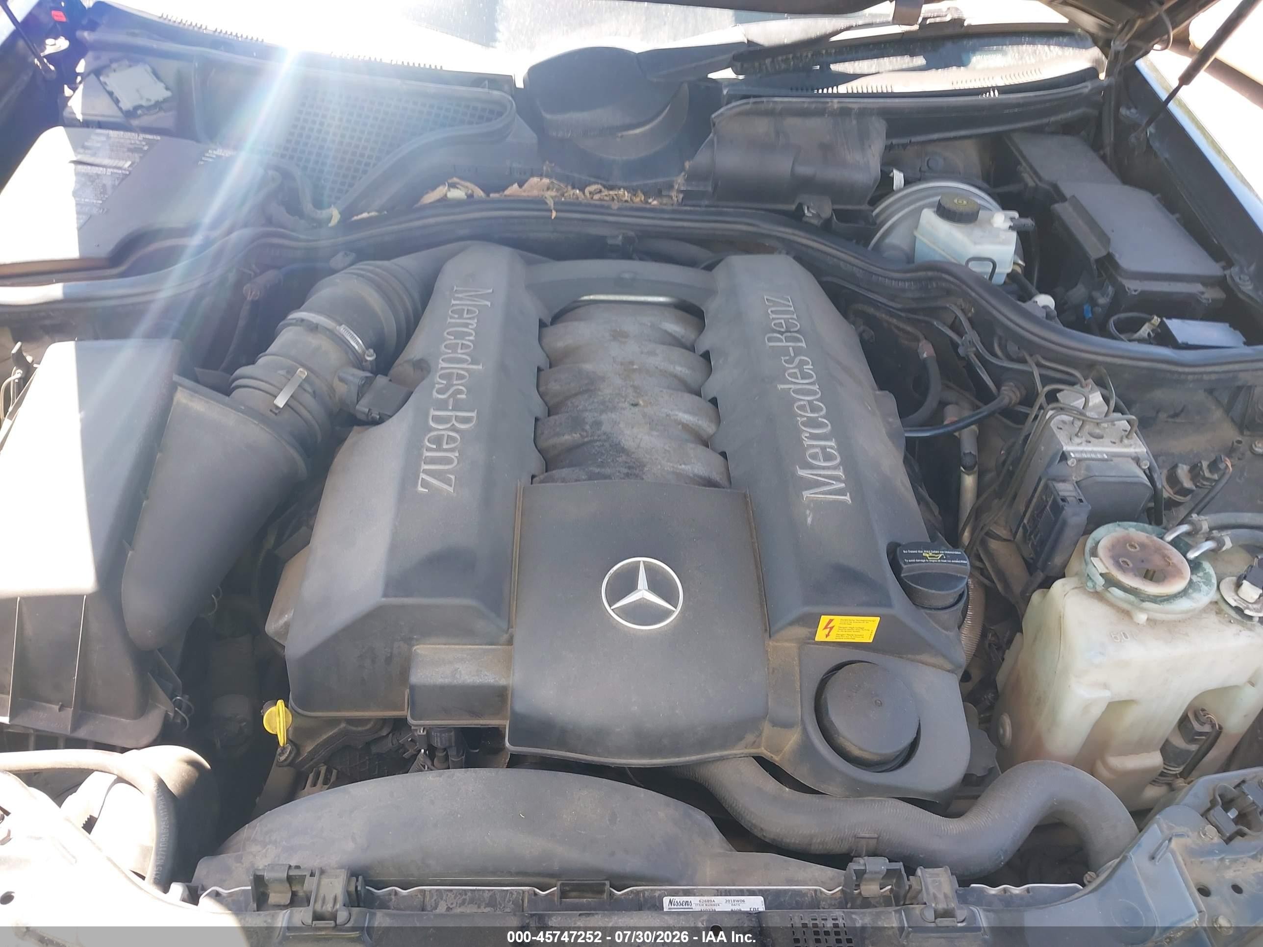 2000 Mercedes-benz E 430 4m Black vin: WDBJF83J3YX041567