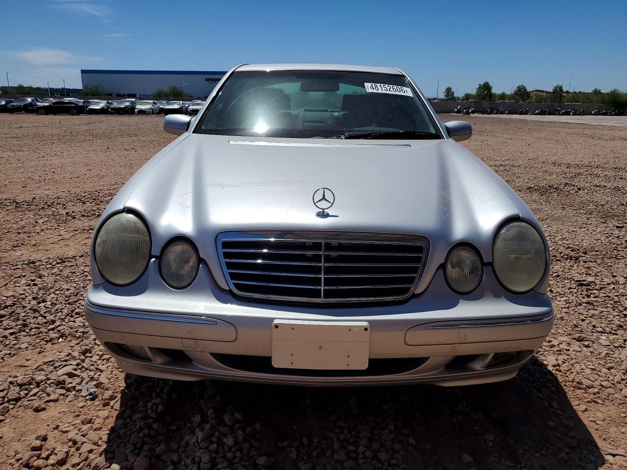 2001 Mercedes-benz E 430 Silver vin: WDBJF83J41X051899