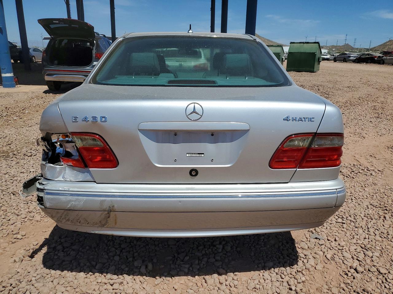 2001 Mercedes-benz E 430 Silver vin: WDBJF83J41X051899