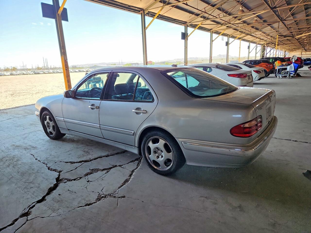 2000 Mercedes-benz E 430 Silver vin: WDBJF83J4YX035860