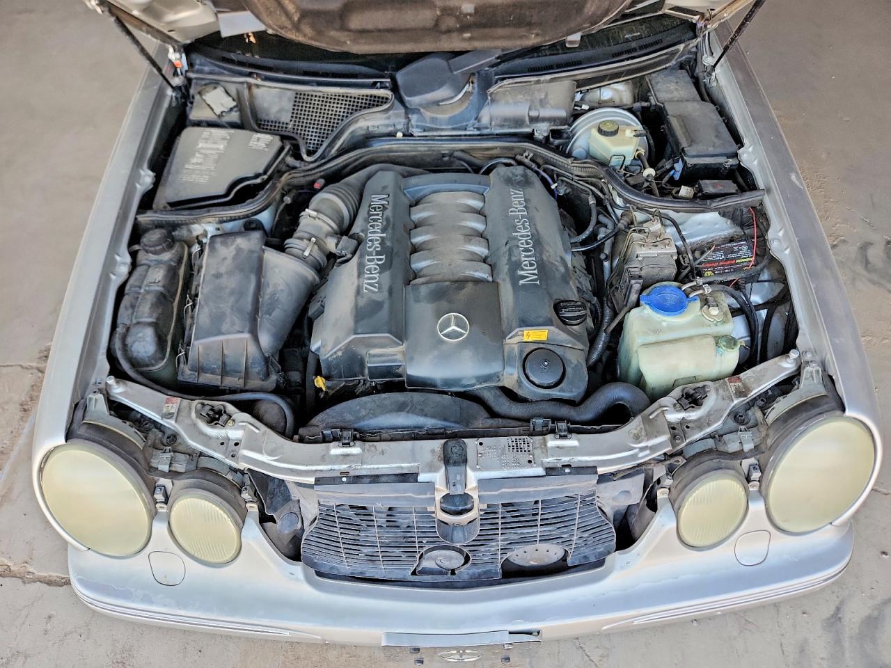 2000 Mercedes-benz E 430 Silver vin: WDBJF83J4YX035860