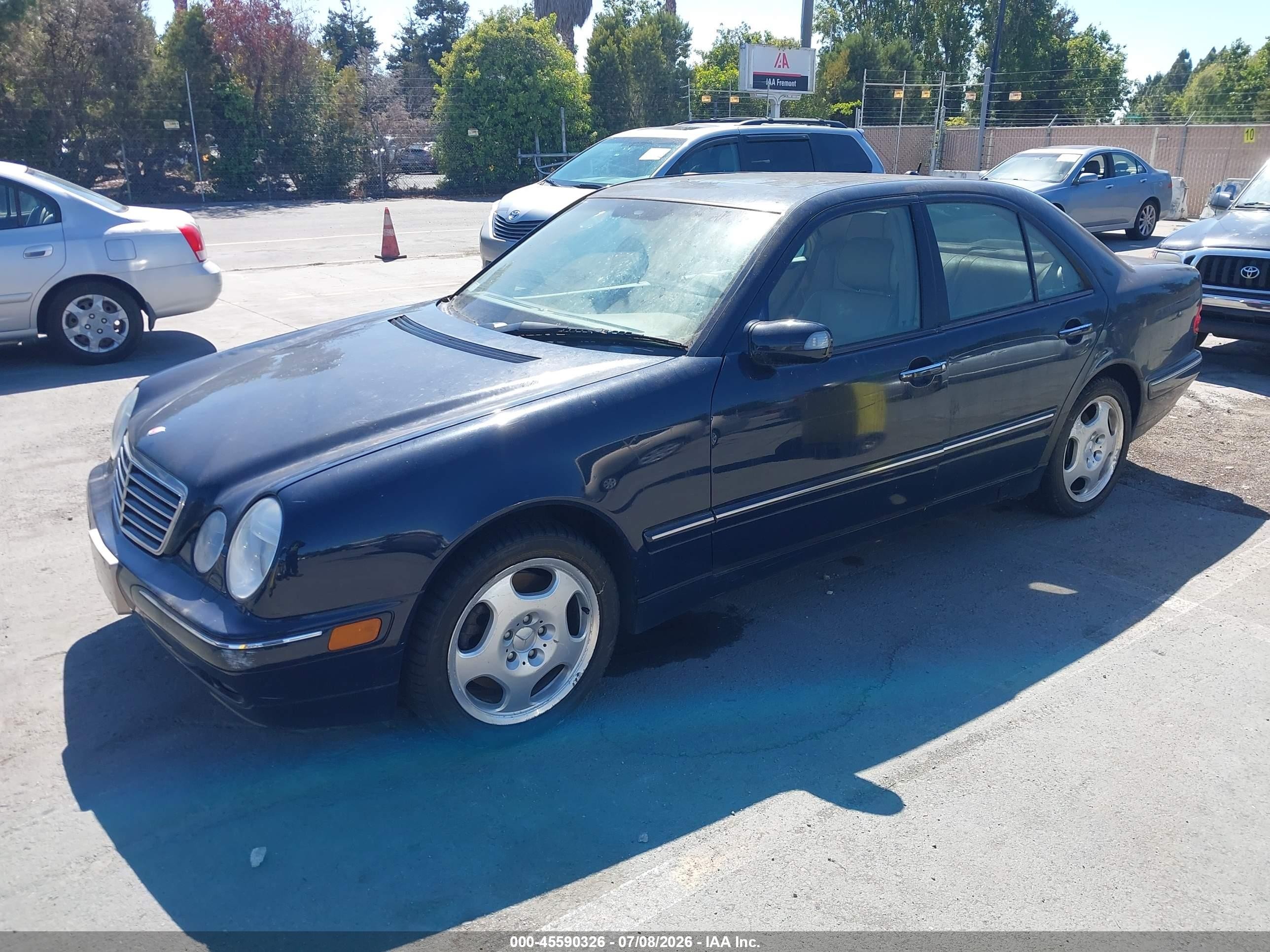 2001 Mercedes-benz E 430 4m Dark Blue vin: WDBJF83J61X053136
