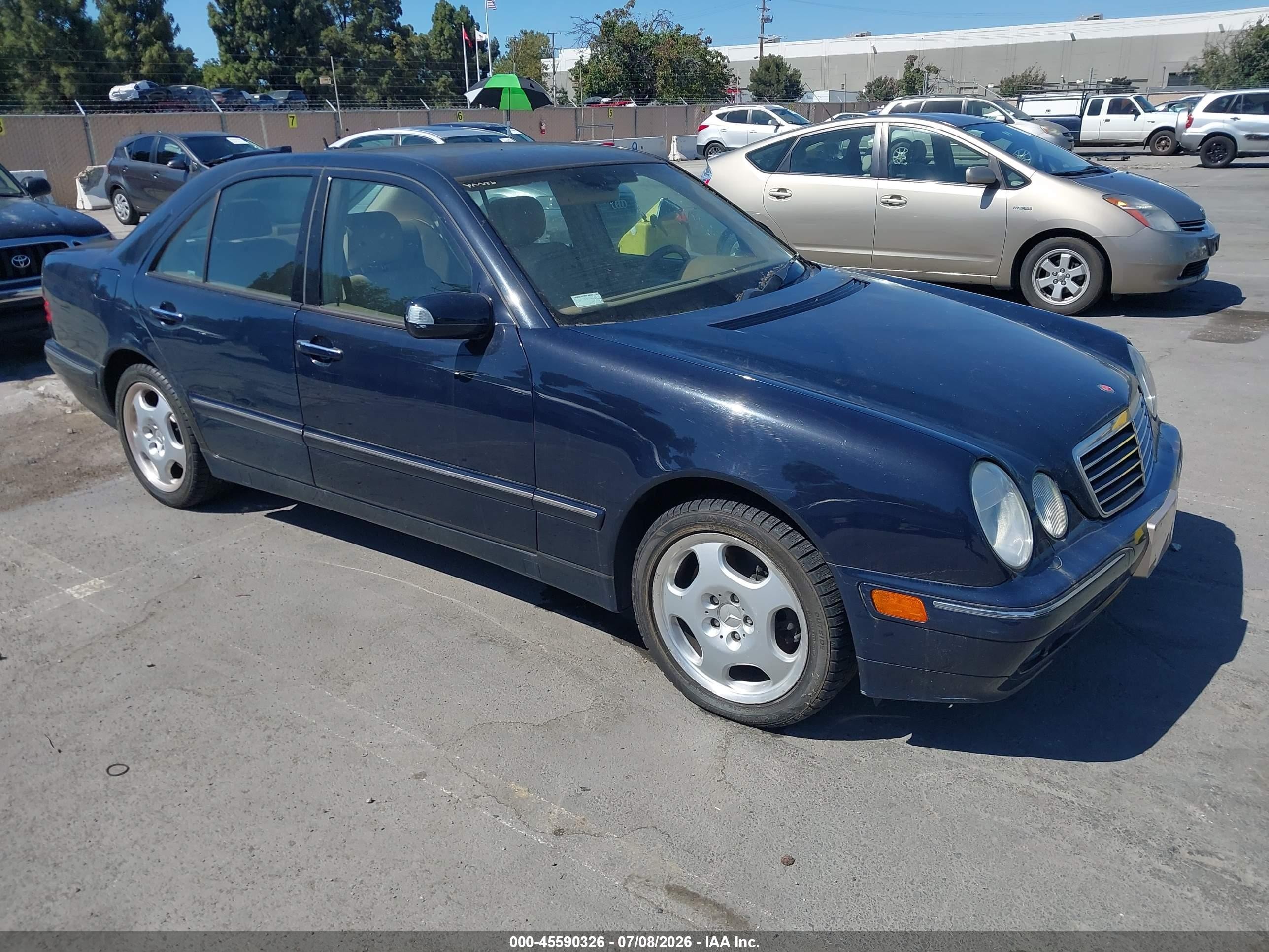2001 Mercedes-benz E 430 4m Dark Blue vin: WDBJF83J61X053136
