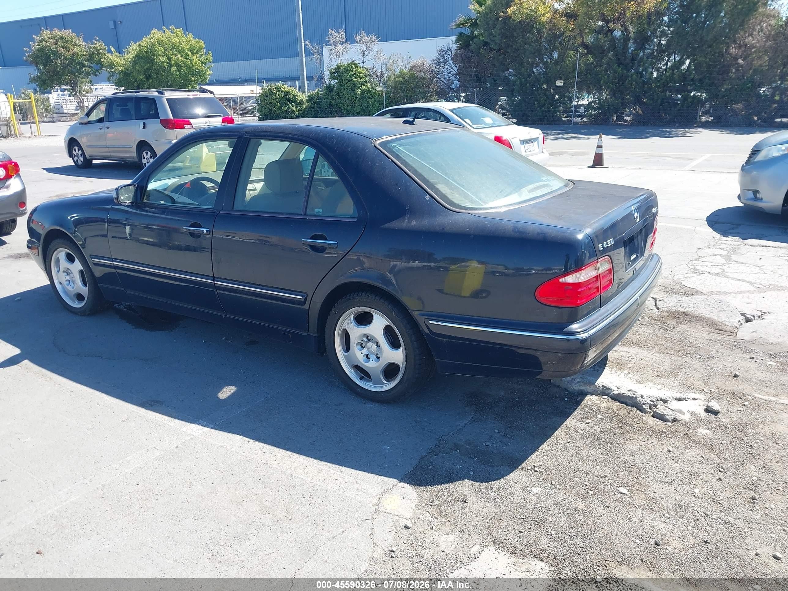 2001 Mercedes-benz E 430 4m Dark Blue vin: WDBJF83J61X053136