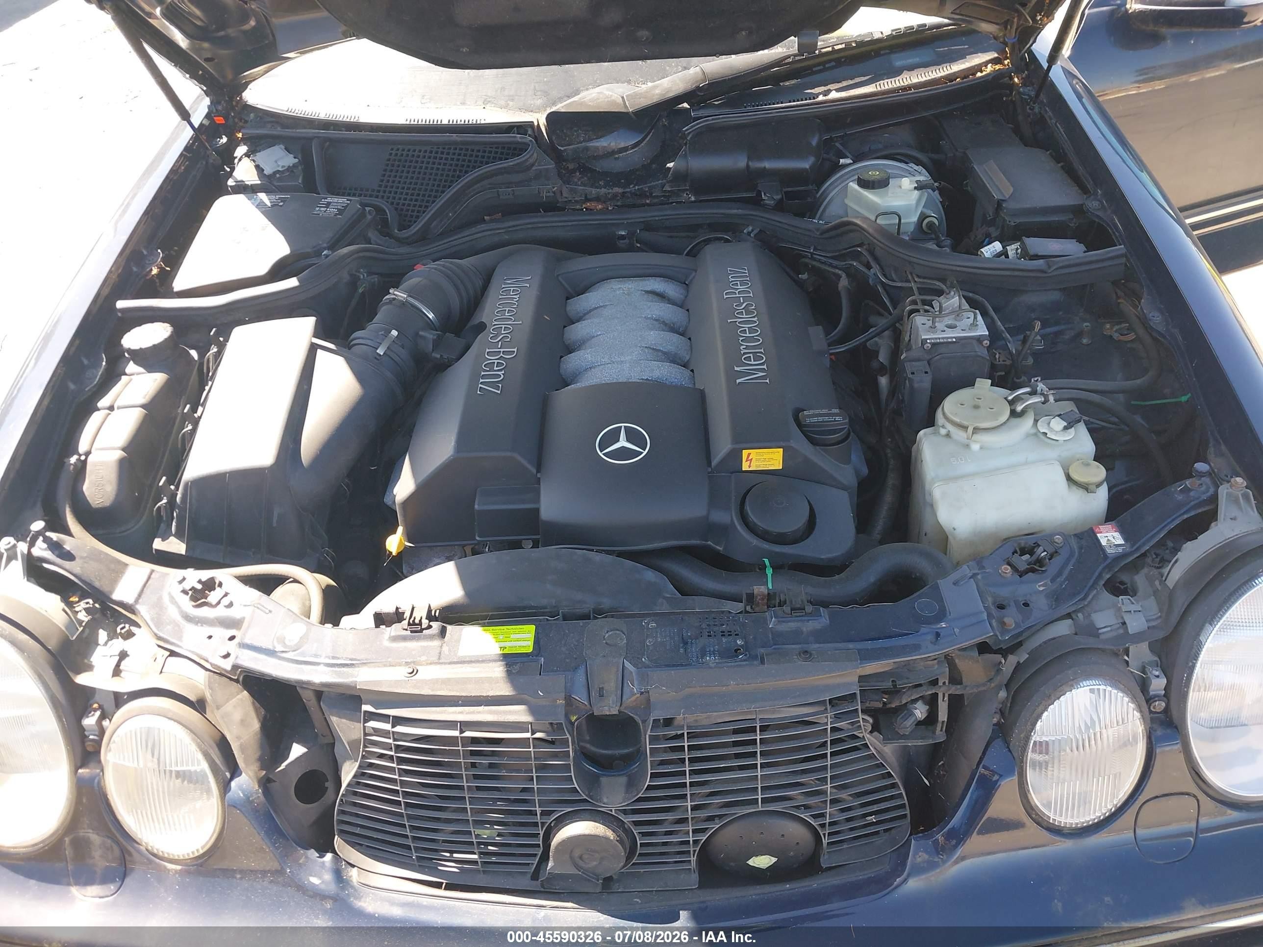 2001 Mercedes-benz E 430 4m Dark Blue vin: WDBJF83J61X053136