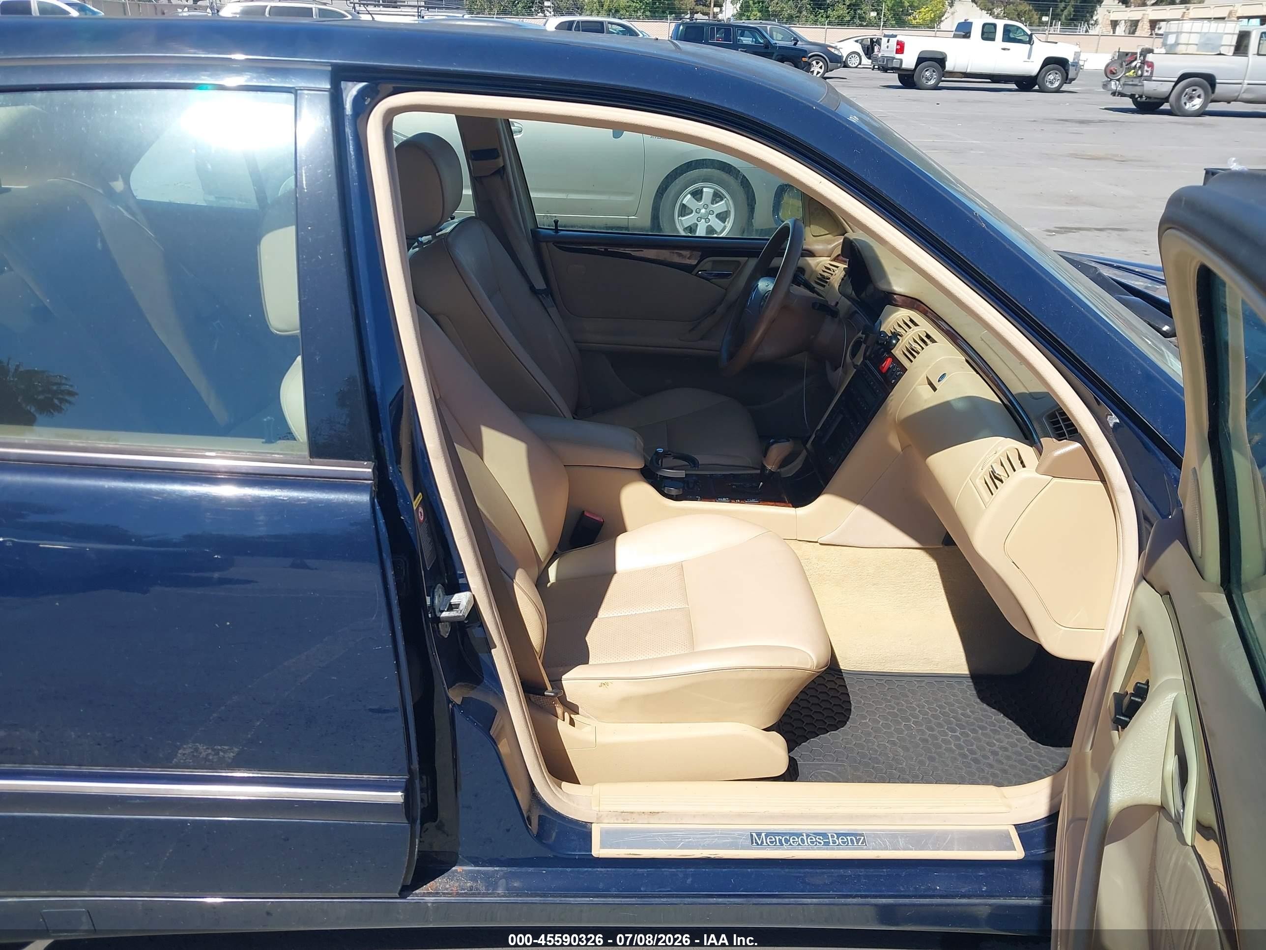 2001 Mercedes-benz E 430 4m Dark Blue vin: WDBJF83J61X053136