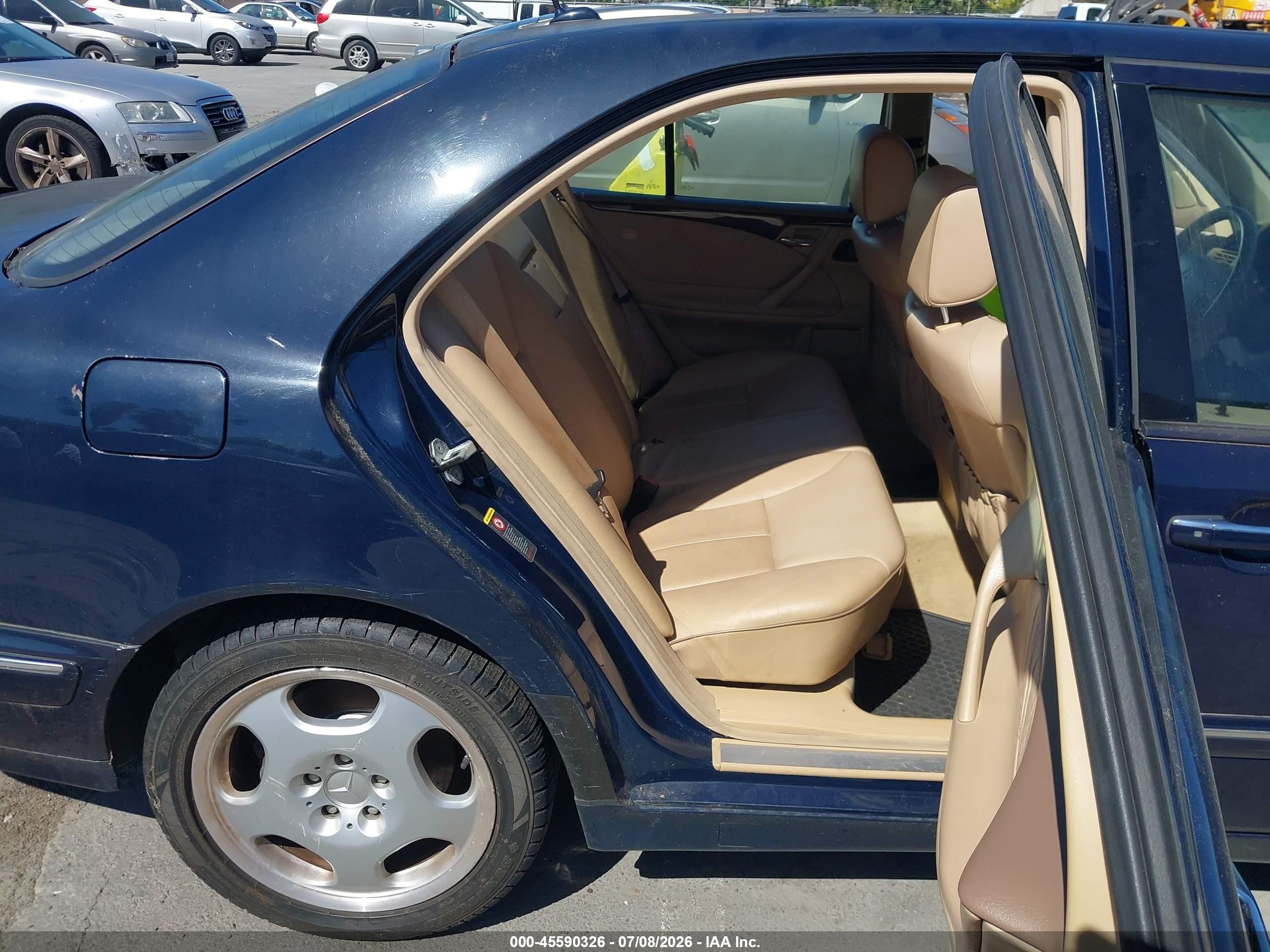 2001 Mercedes-benz E 430 4m Dark Blue vin: WDBJF83J61X053136