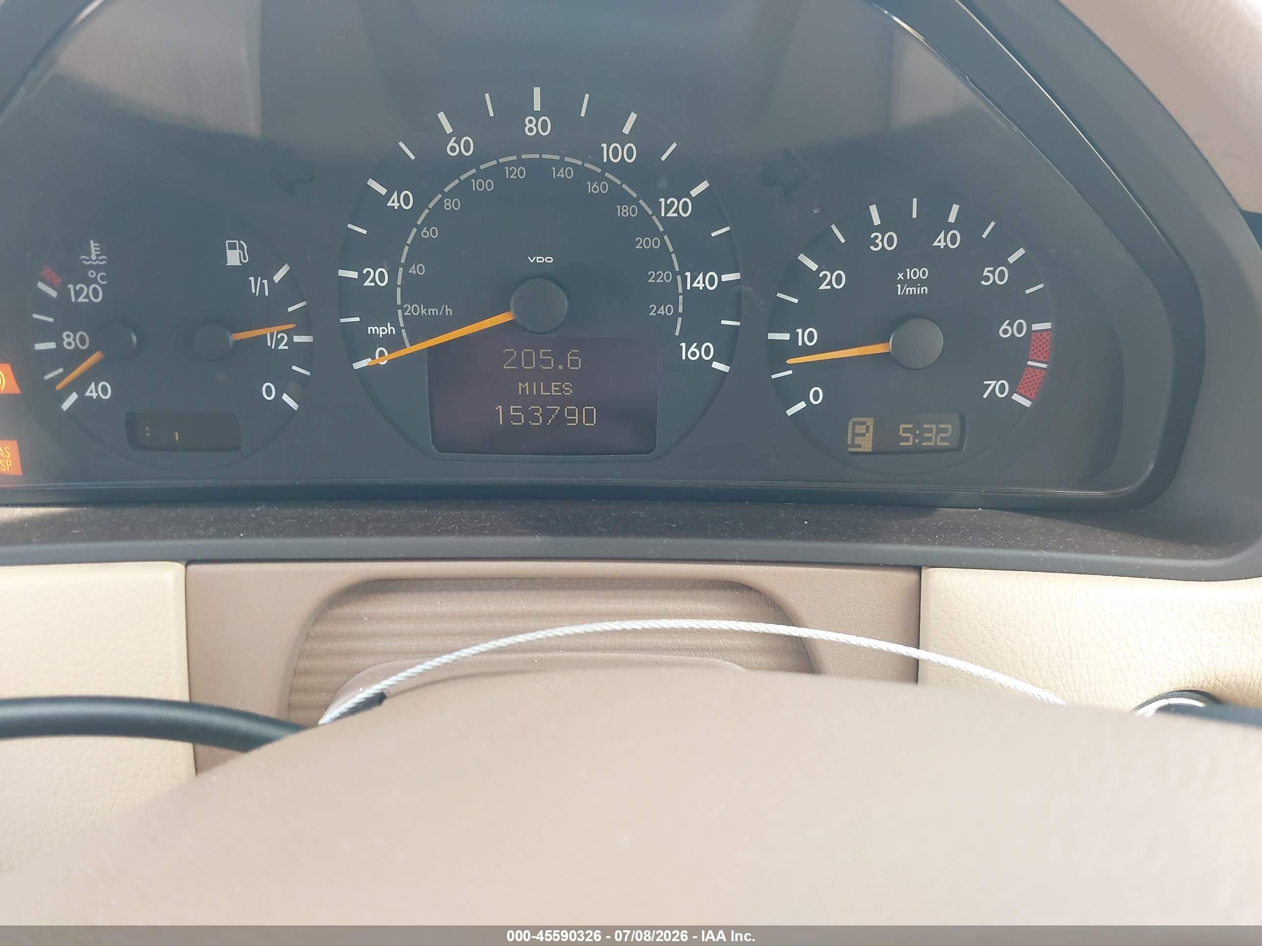 2001 Mercedes-benz E 430 4m Dark Blue vin: WDBJF83J61X053136