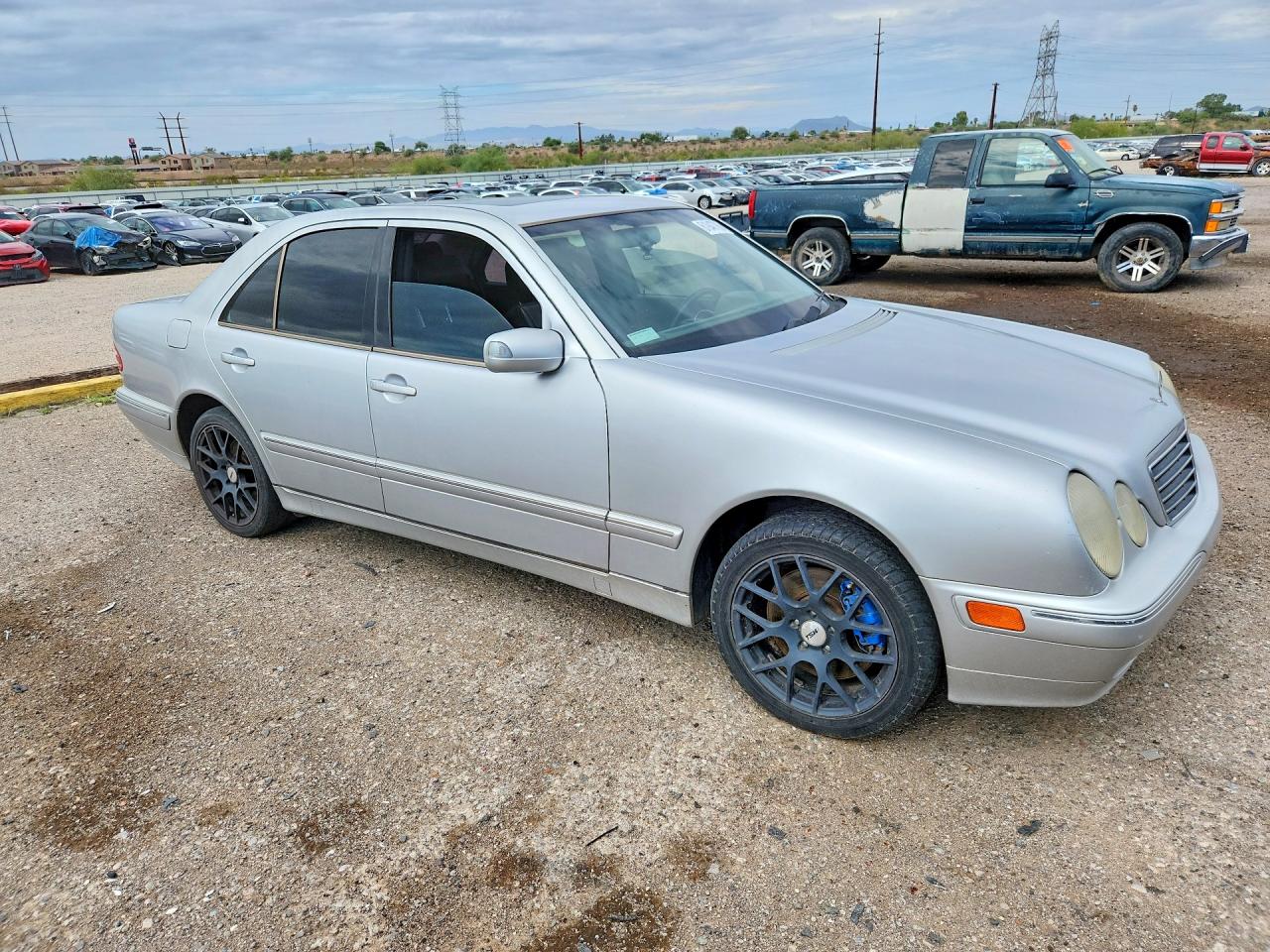 2000 Mercedes-benz E 430 Silver vin: WDBJF83J6YX034323
