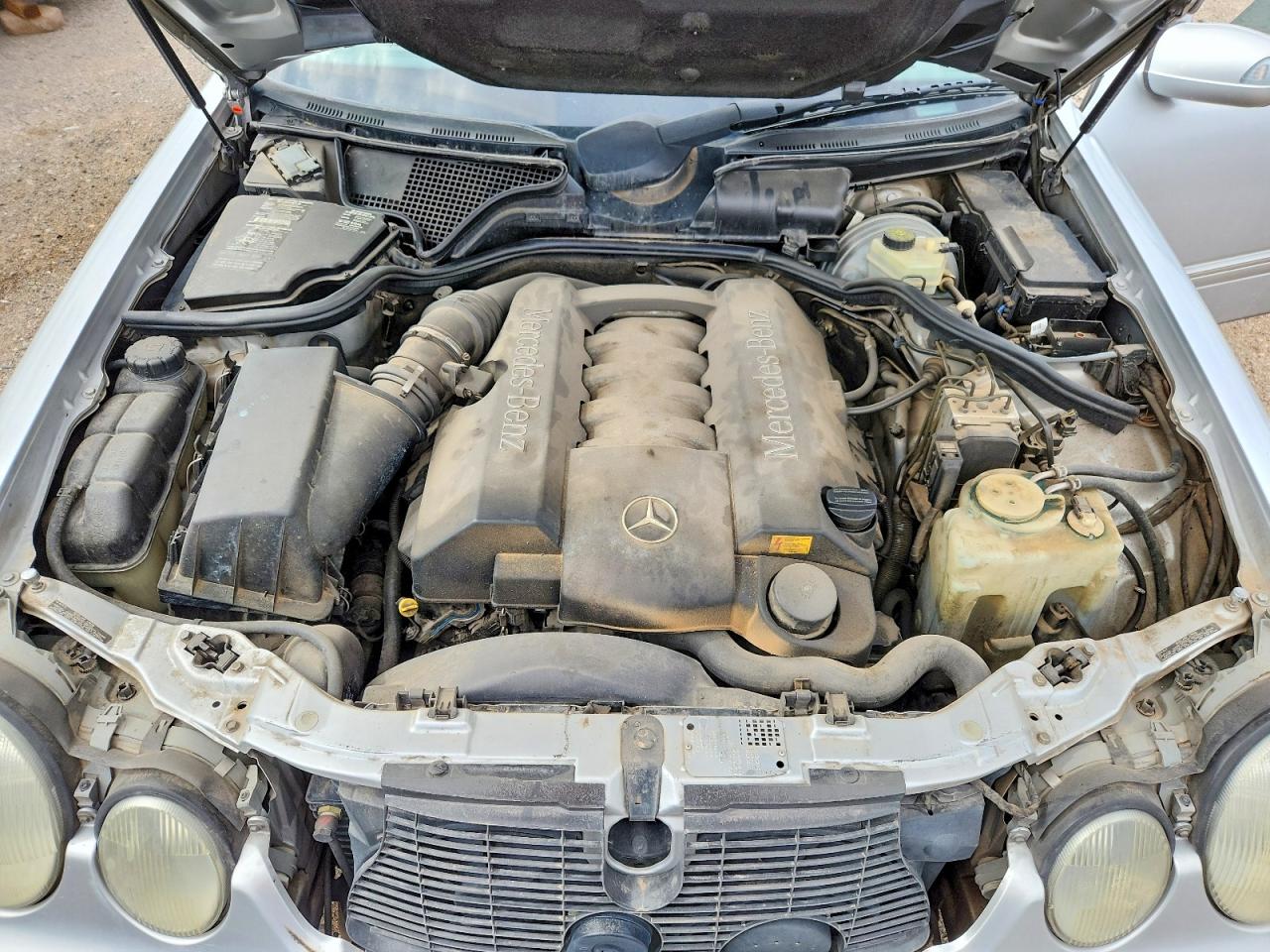 2000 Mercedes-benz E 430 Silver vin: WDBJF83J6YX034323