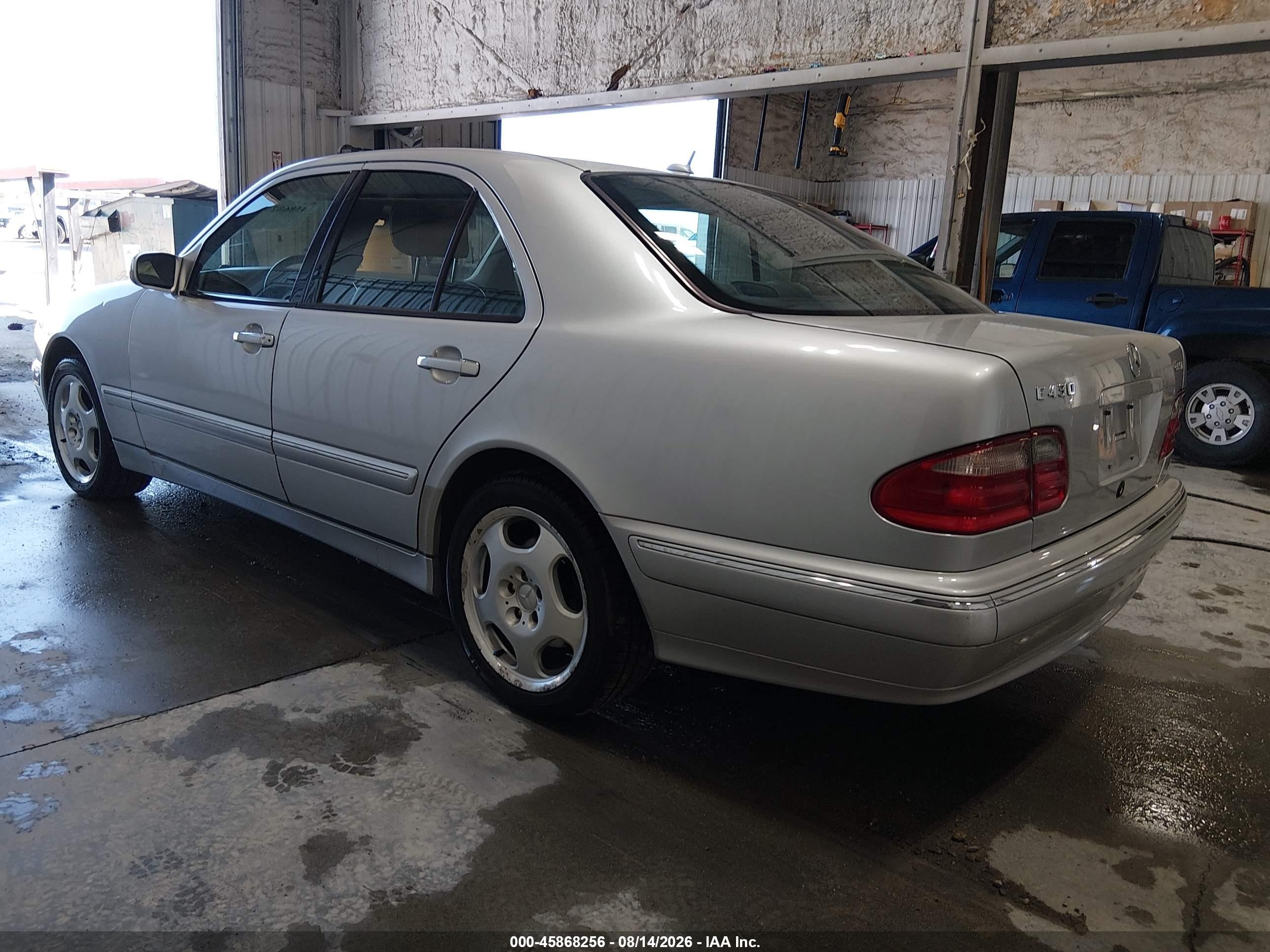 2000 Mercedes-benz E 430 4m Silver vin: WDBJF83J8YX033609