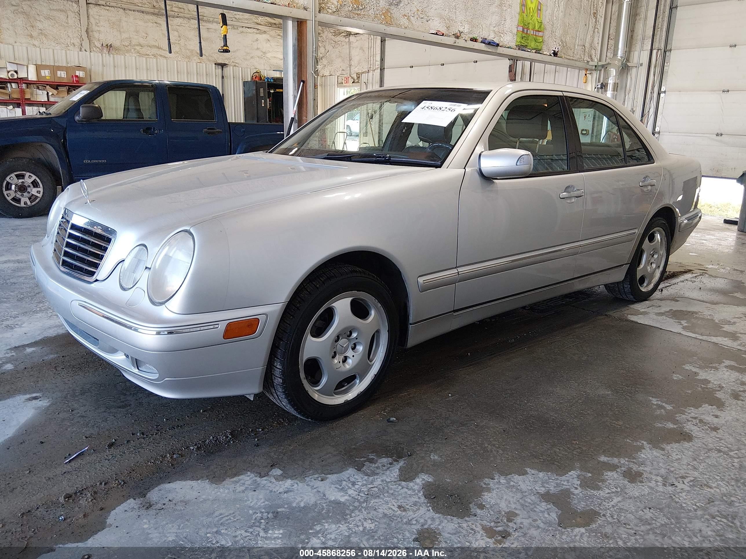 2000 Mercedes-benz E 430 4m Silver vin: WDBJF83J8YX033609