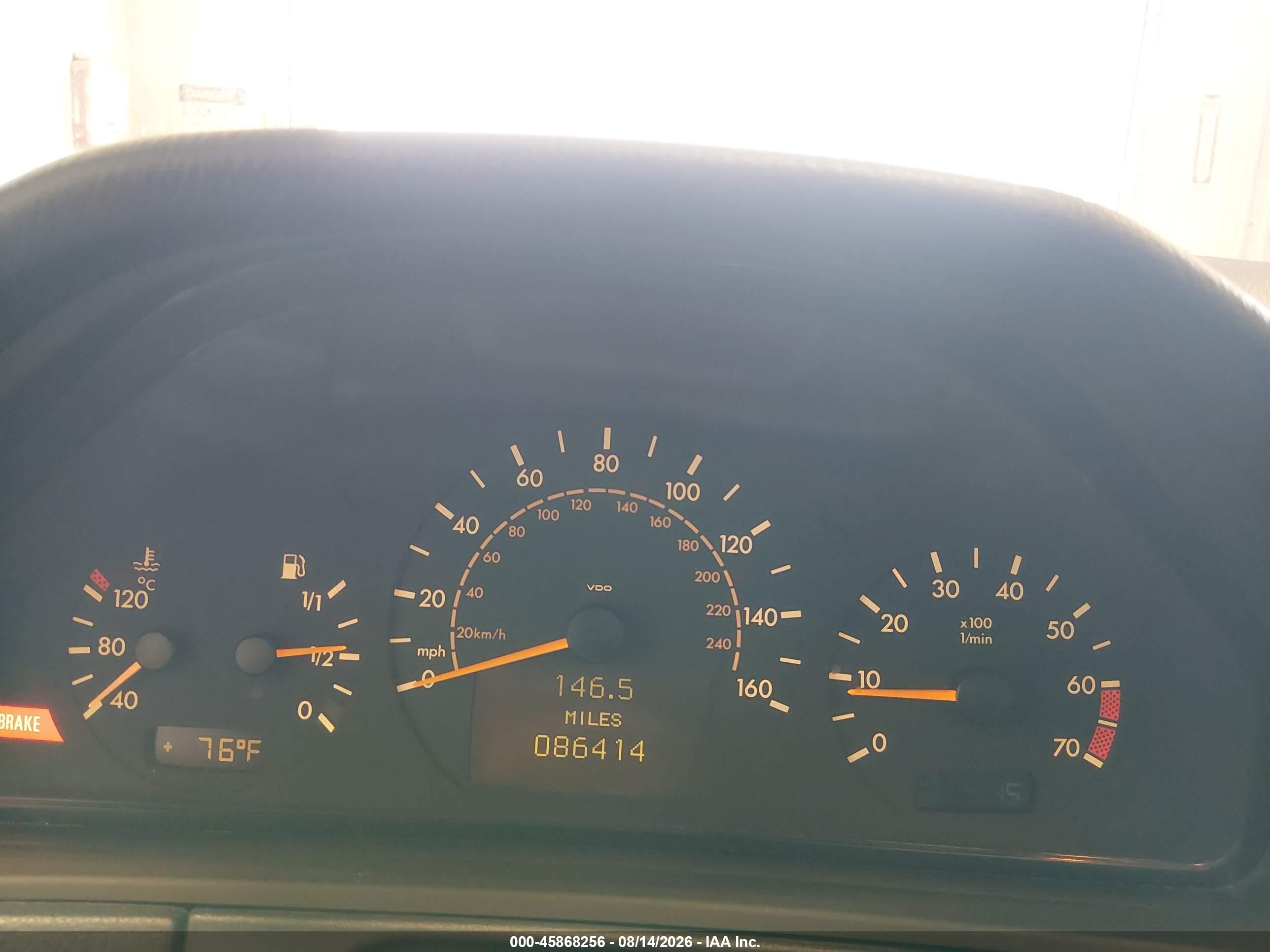 2000 Mercedes-benz E 430 4m Silver vin: WDBJF83J8YX033609
