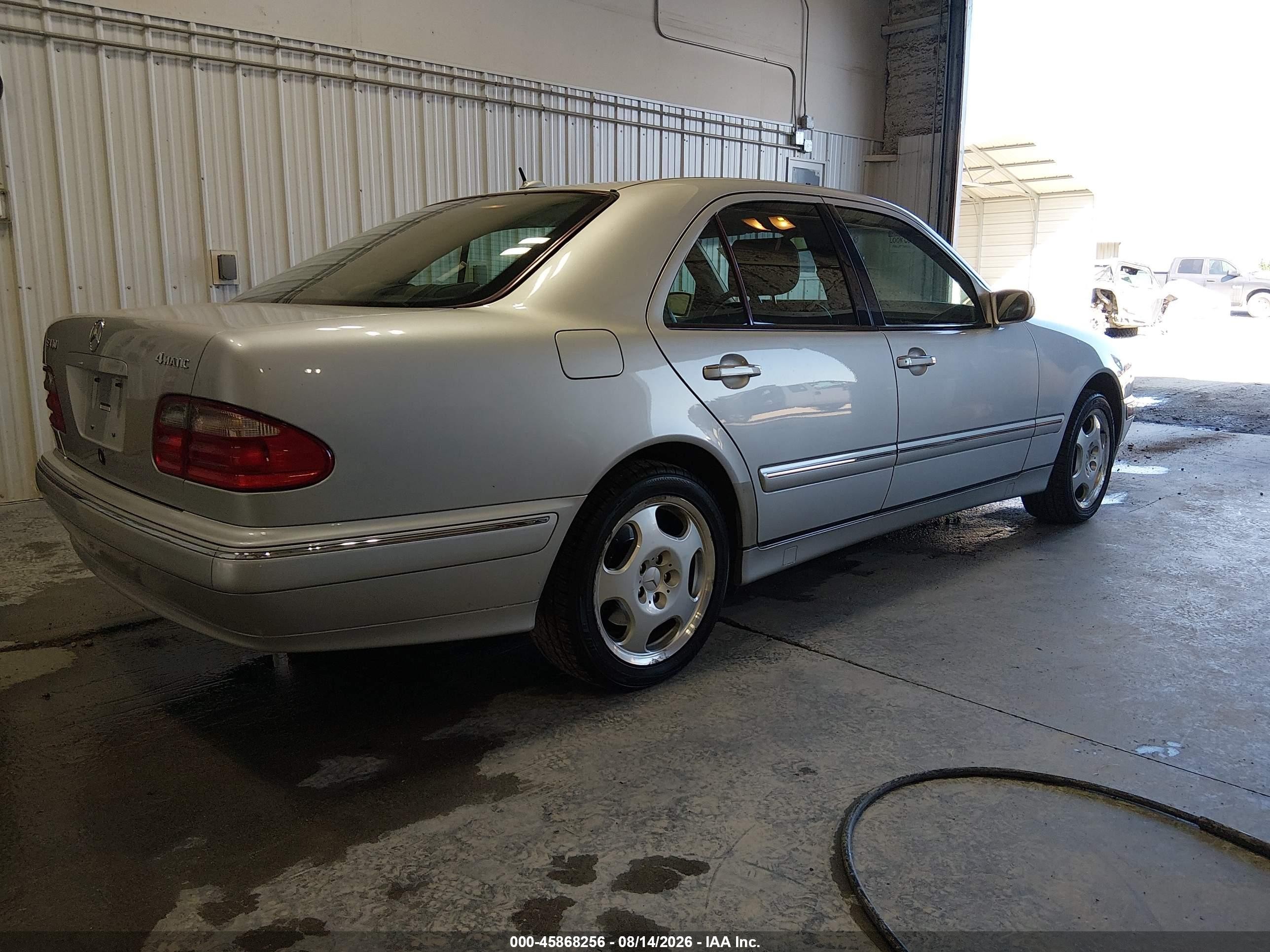 2000 Mercedes-benz E 430 4m Silver vin: WDBJF83J8YX033609