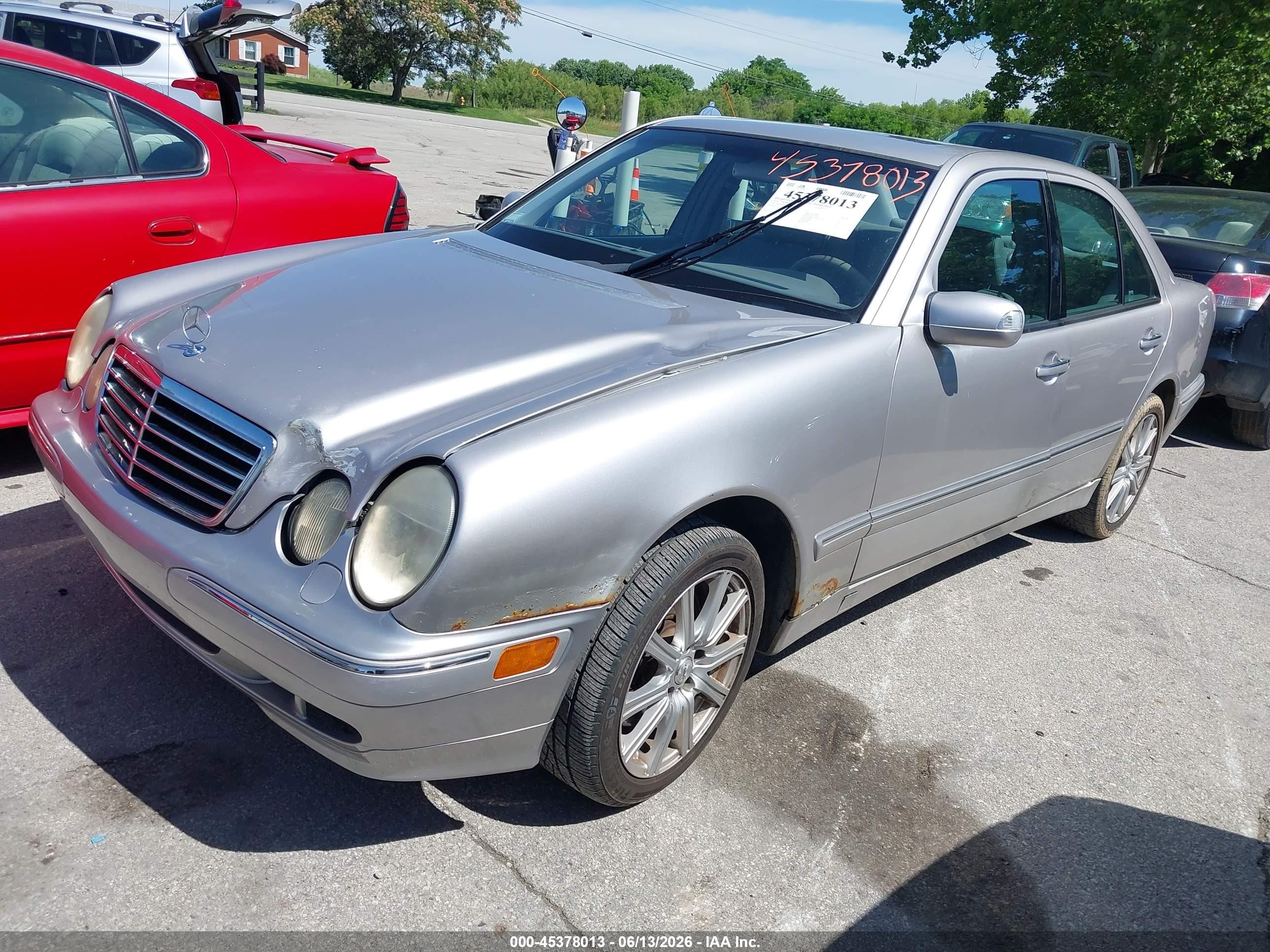 2002 Mercedes-benz E 430 4m/4m Special Edition Silver vin: WDBJF83JX2X069650